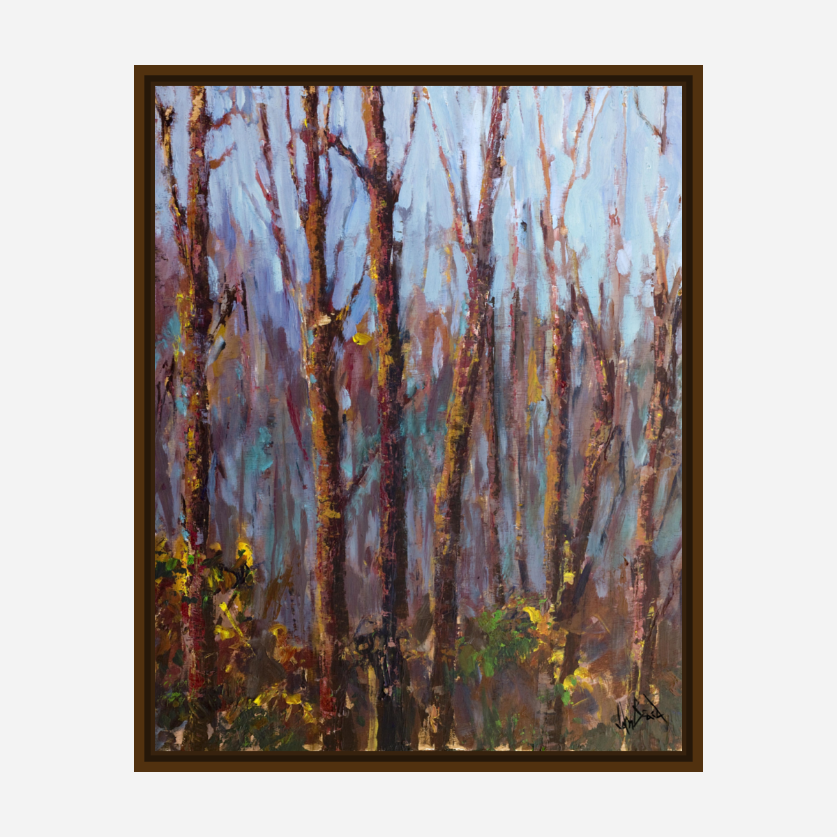 Trees II Artist Enhanced Canvas Print by John Beard Collection - product image 7 for Resin Society