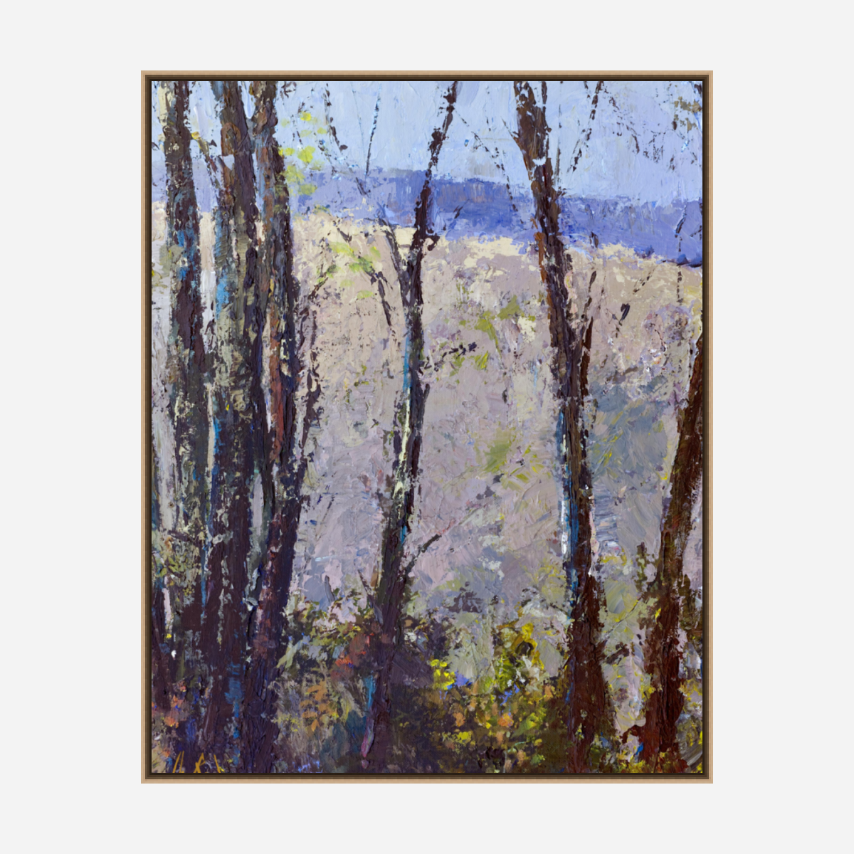 Trees I Artist Enhanced Canvas Print by John Beard Collection - product image 8 for Resin Society