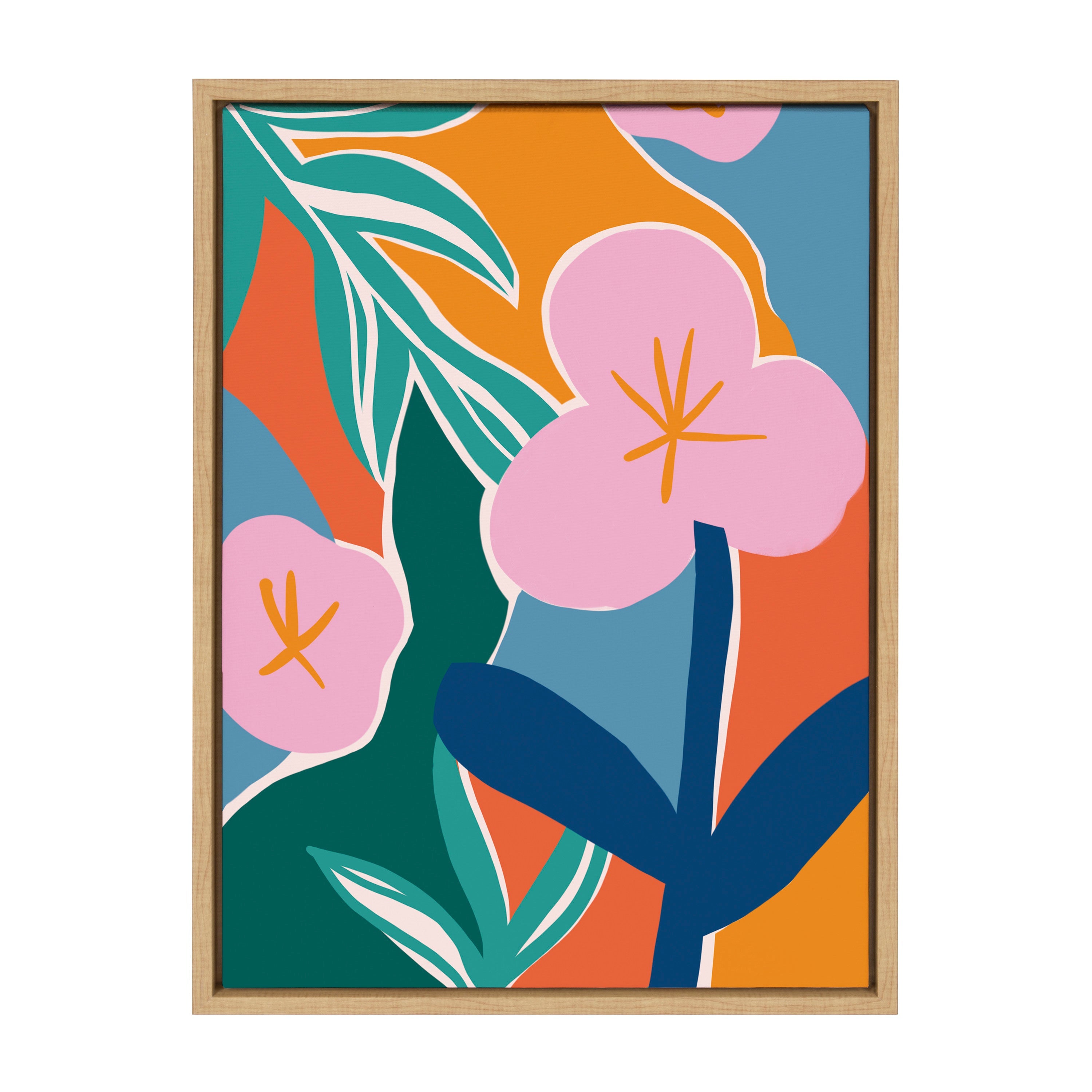 Sylvie Oaxaca Garden Framed Canvas by kateandlaurel - product image 9 for Resin Society