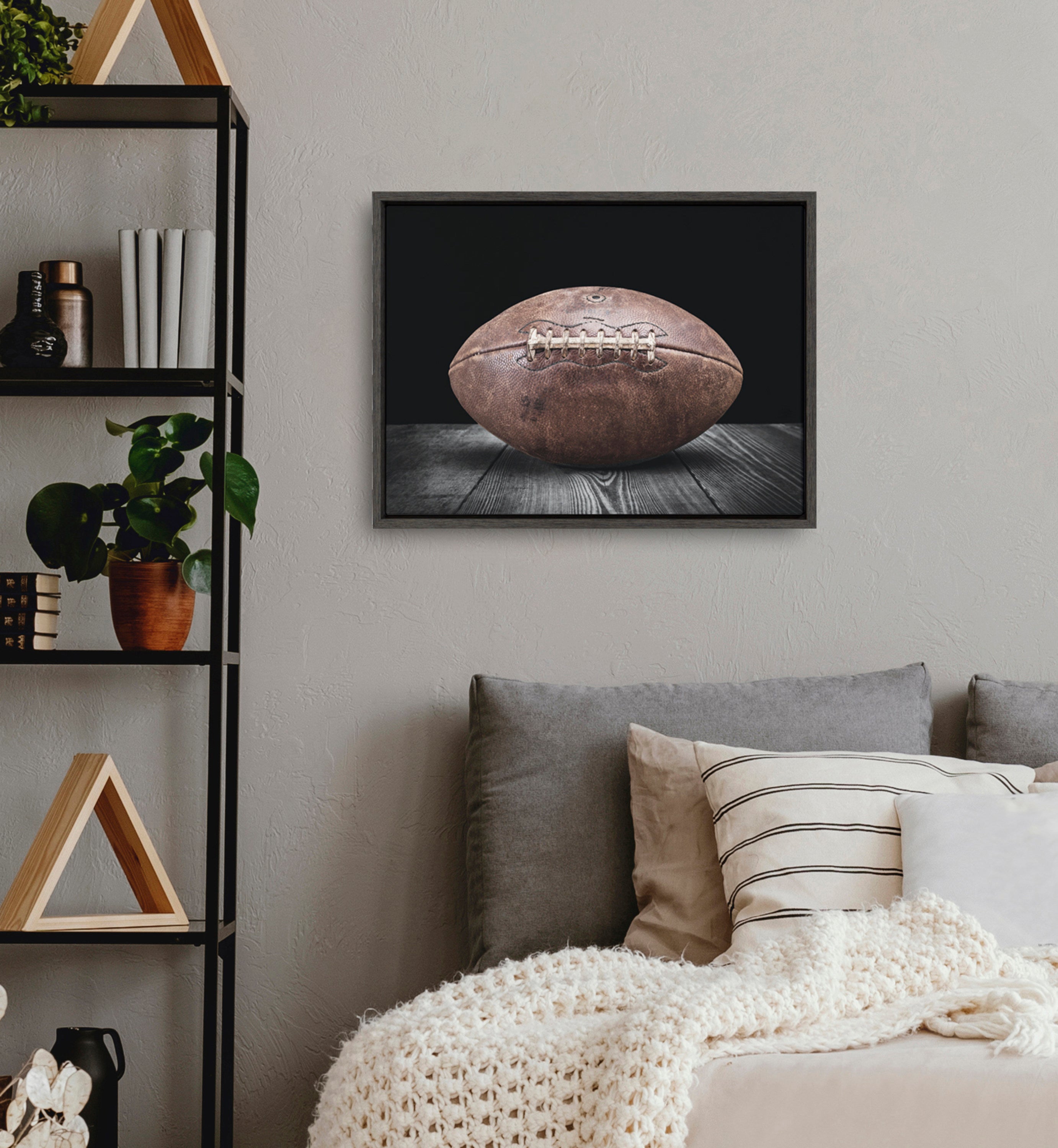 Sylvie Vintage Football Framed Canvas By Shawn St.
Peter