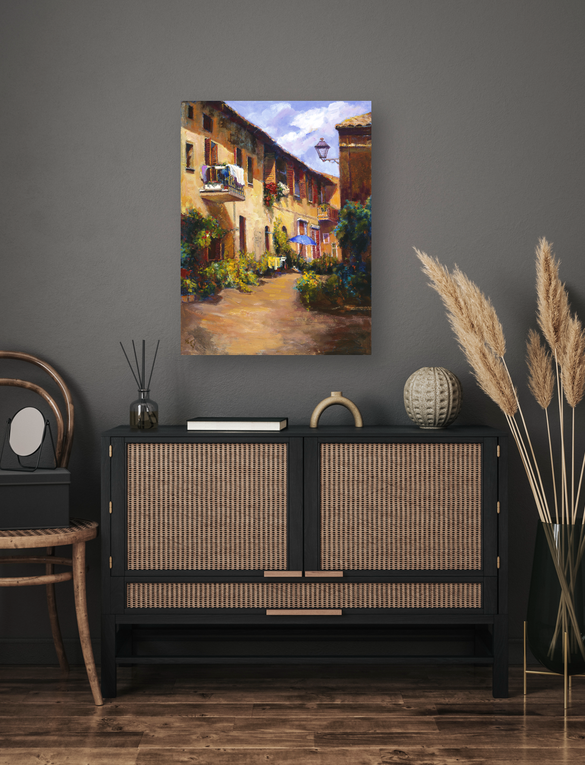 Tuscany Artist Enhanced Canvas Print by John Beard Collection - product image 3 for Resin Society