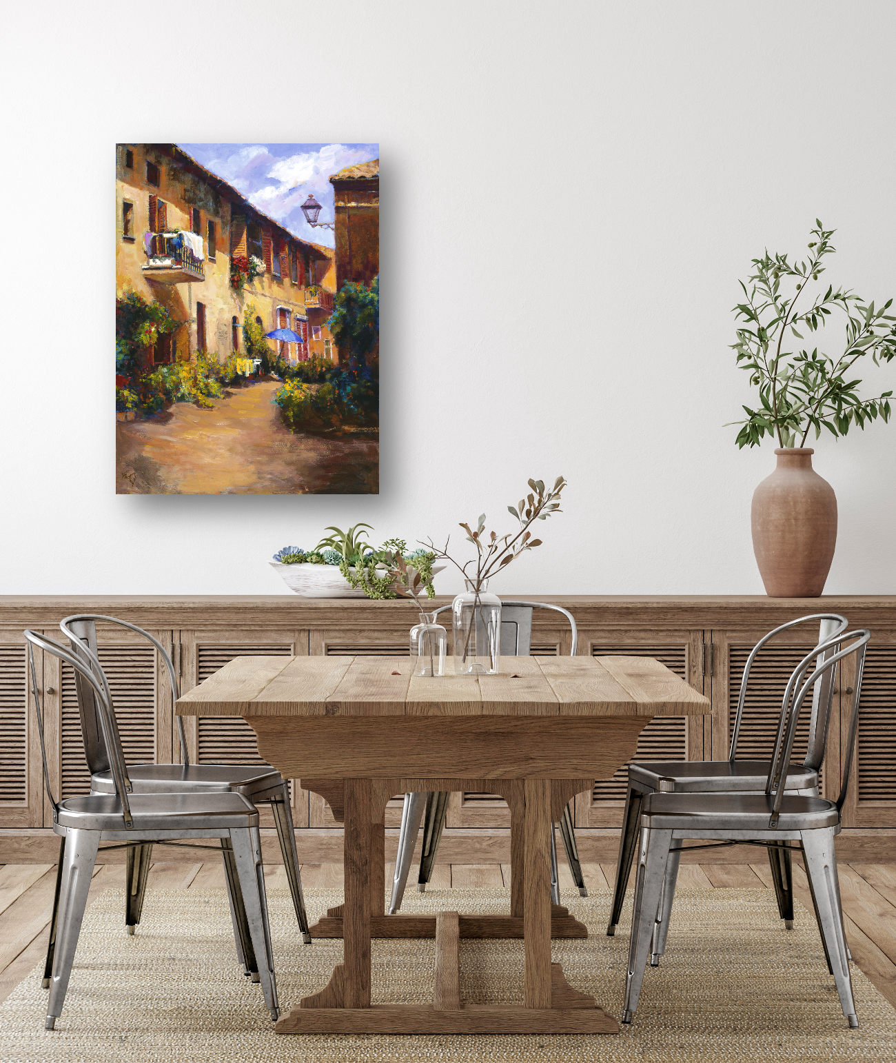 Tuscany Artist Enhanced Canvas Print by John Beard Collection - product image 4 for Resin Society
