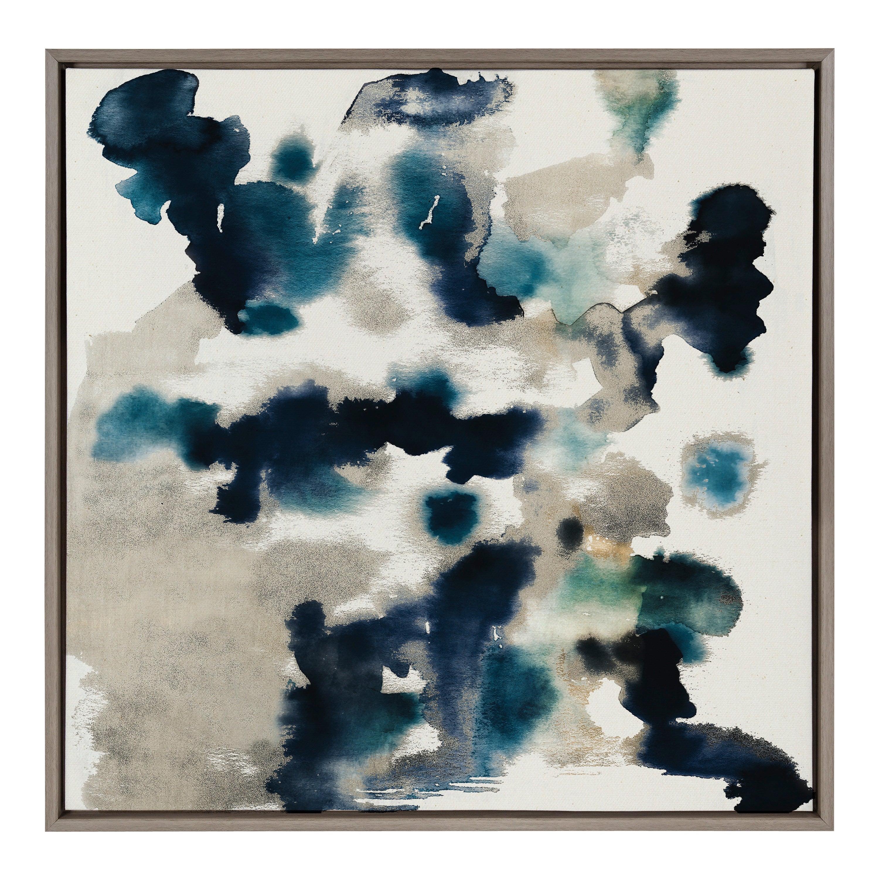 Sylvie Gilded Watercolor Framed Canvas by kateandlaurel - product image 8 for Resin Society