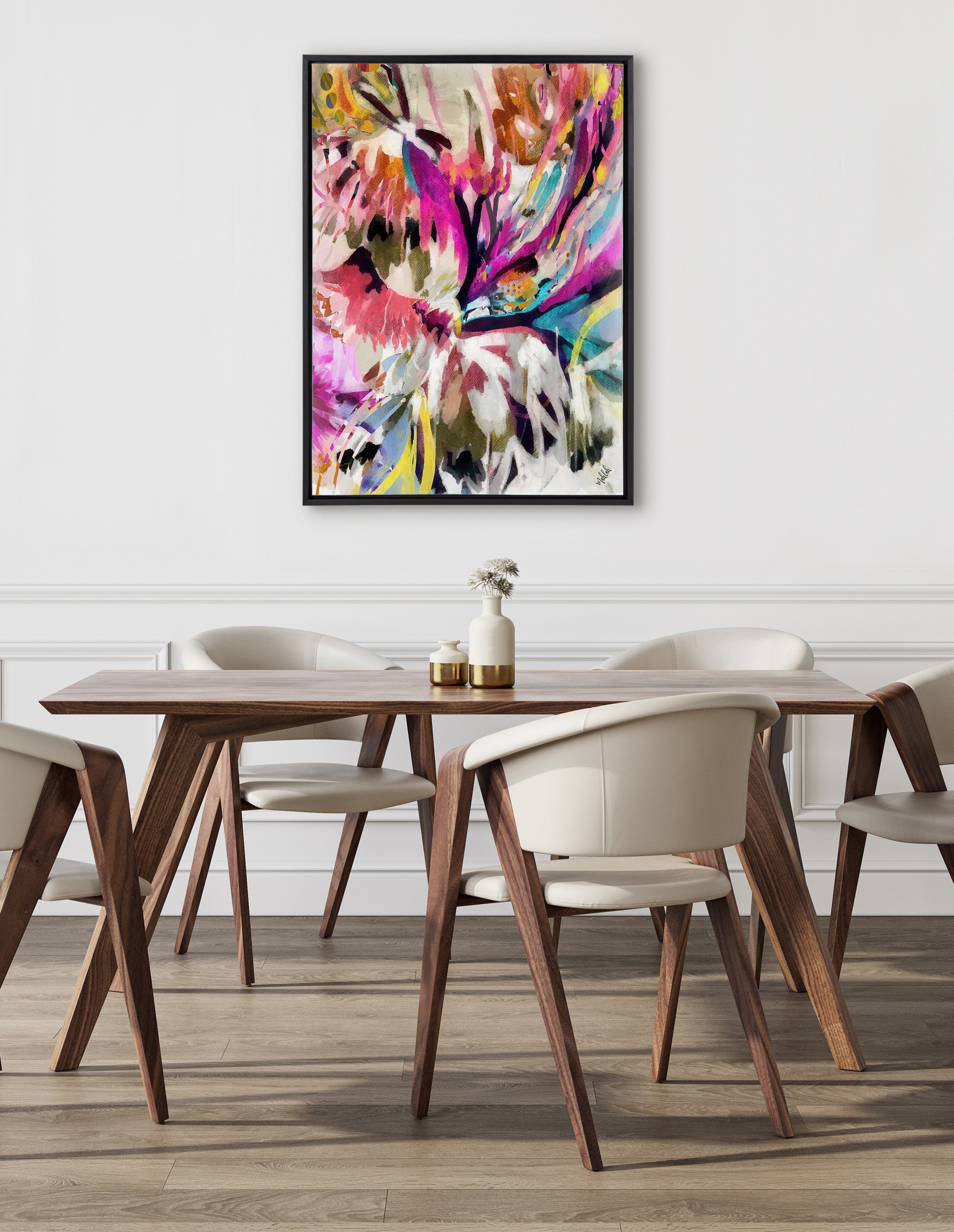 Sylvie Amaze Framed Canvas by Inkheart Designs