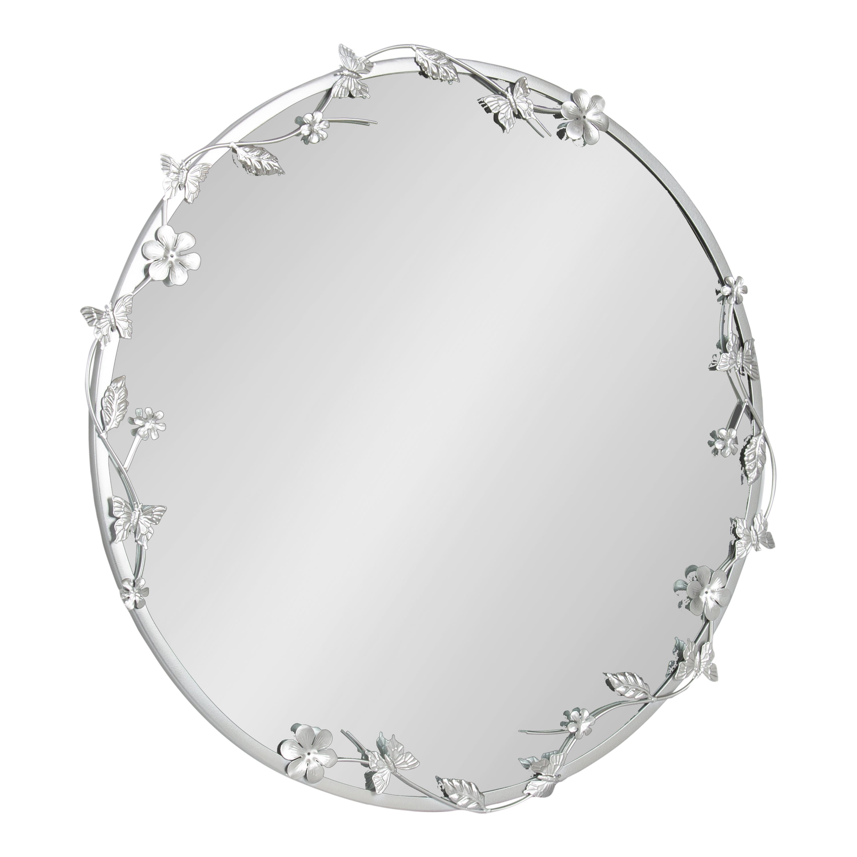 Rosella Floral Wall Mirror Metal