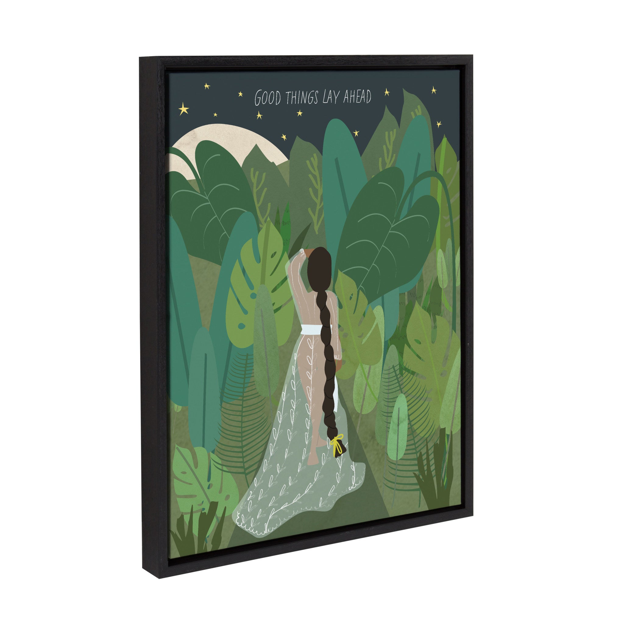 Sylvie Lady of the Forest Framed Canvas by kateandlaurel - product image 2 for Resin Society