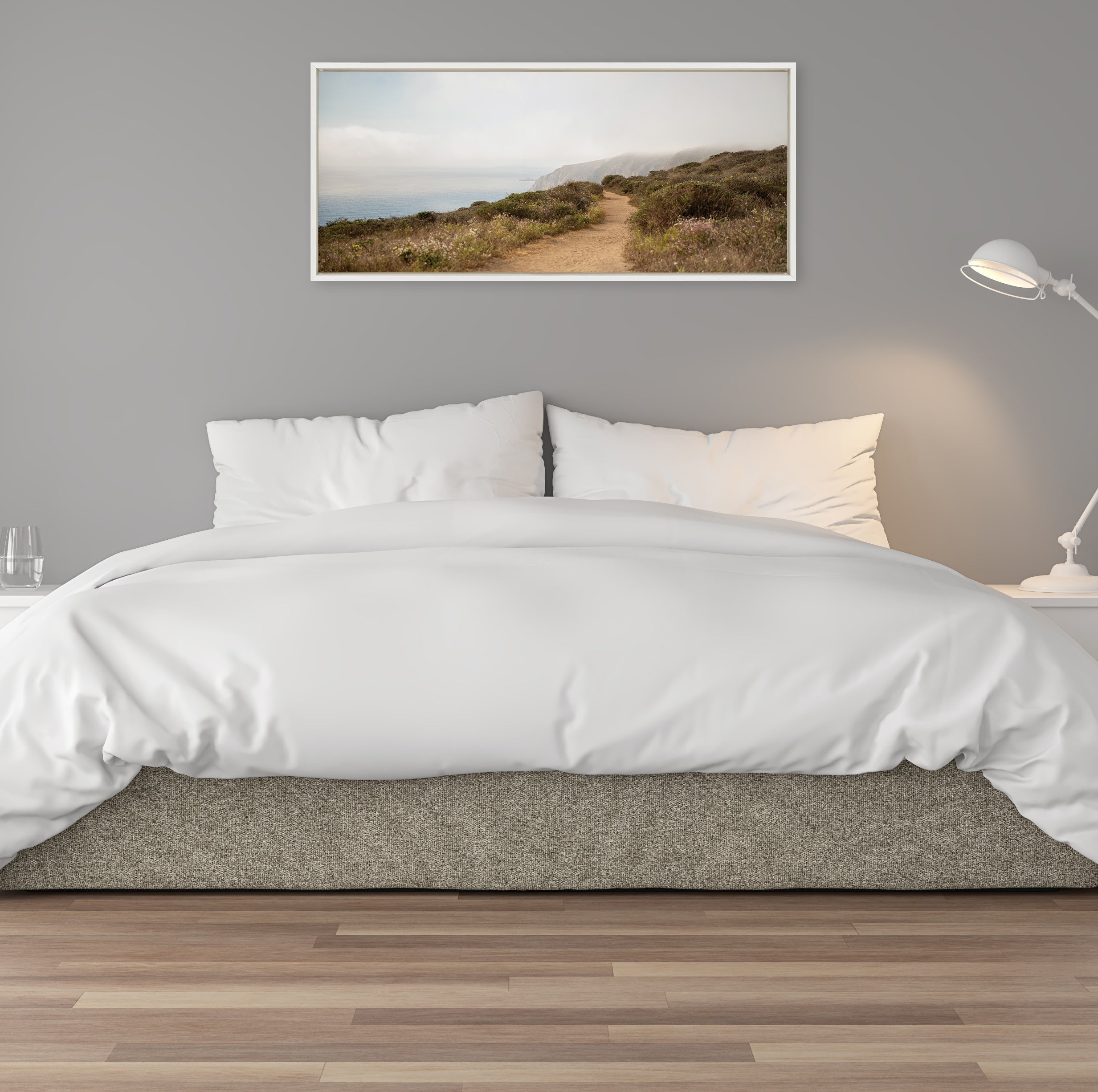 Sylvie Wild Coast No 4 Framed Canvas by Crystal Lynn Collins