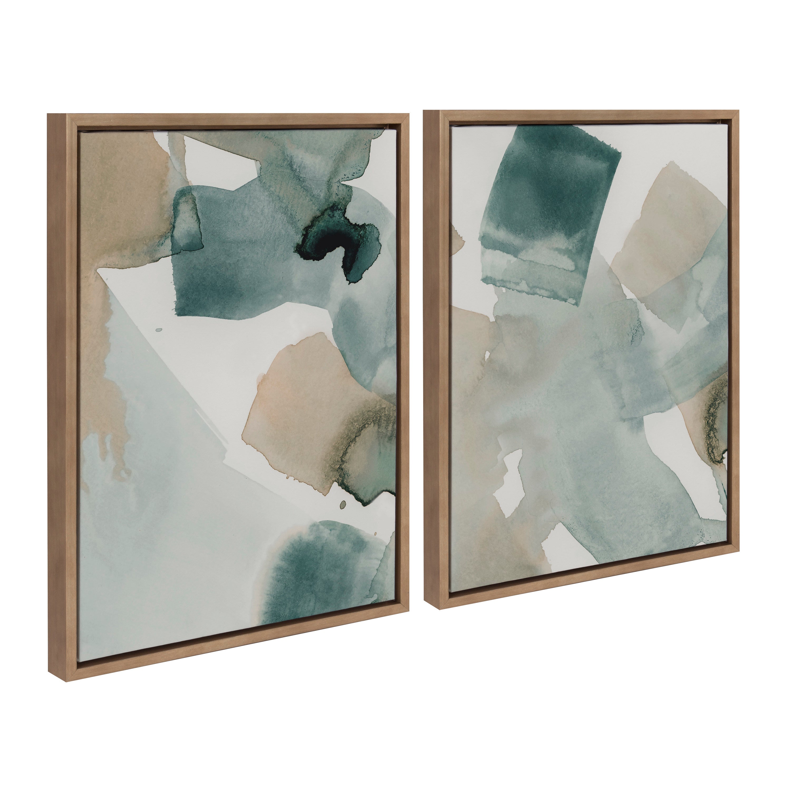 Sylvie Color Exploration I and II Framed Canvas Art Set by Amy Lighthall