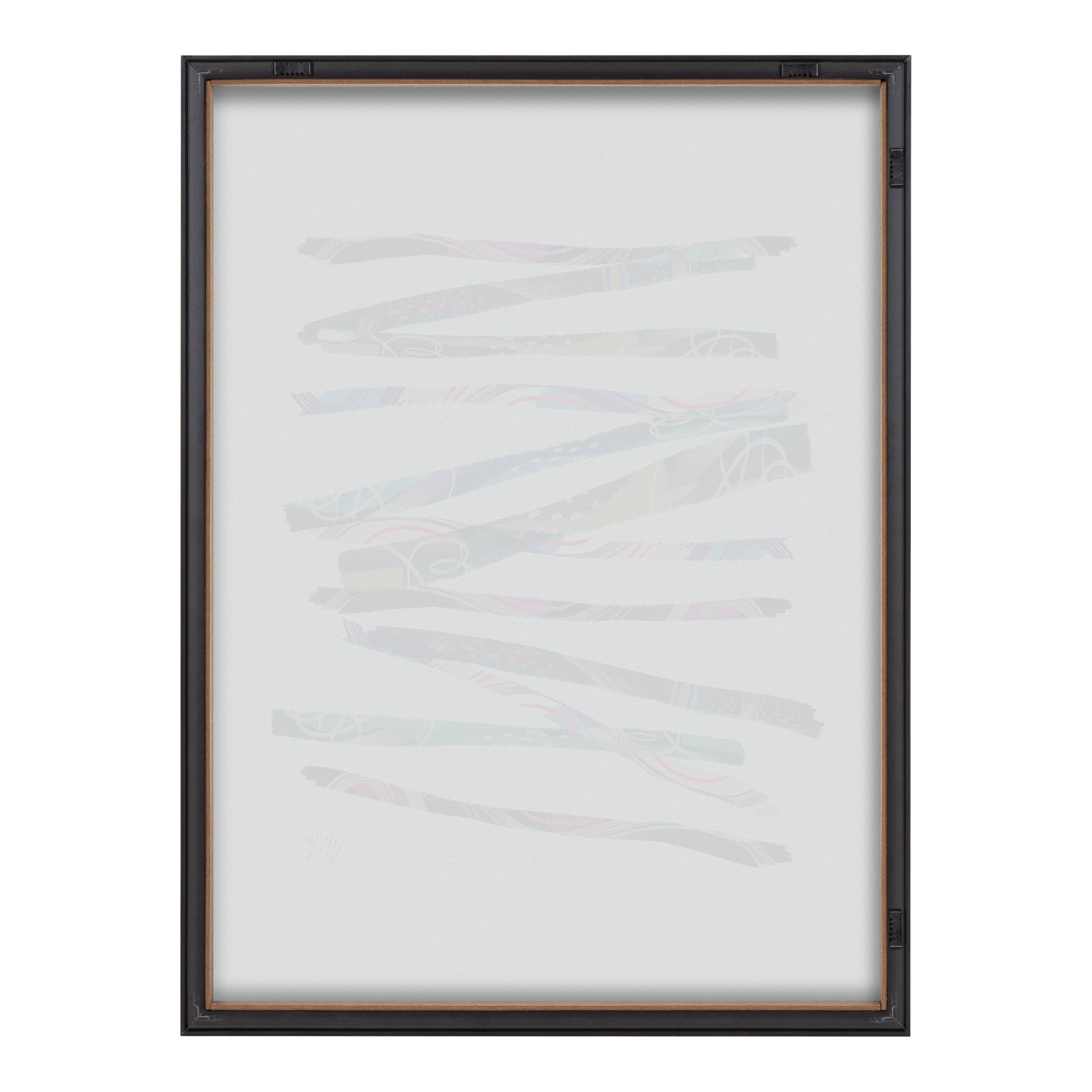 Blake Abstract Sticks 5 Framed Printed Glass by kateandlaurel - product image 4 for Resin Society