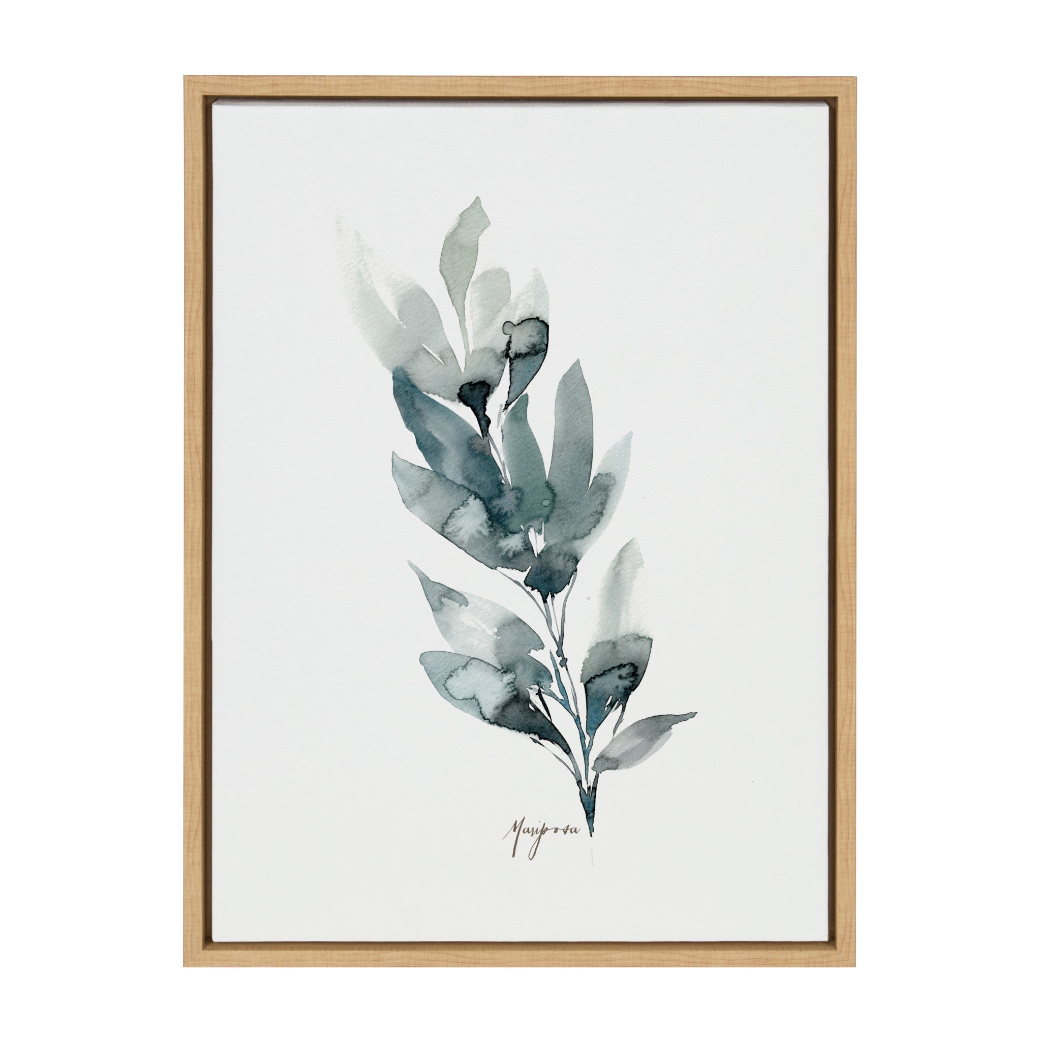 Sylvie Wild Mariposa Framed Canvas by kateandlaurel - main product image for Resin Society