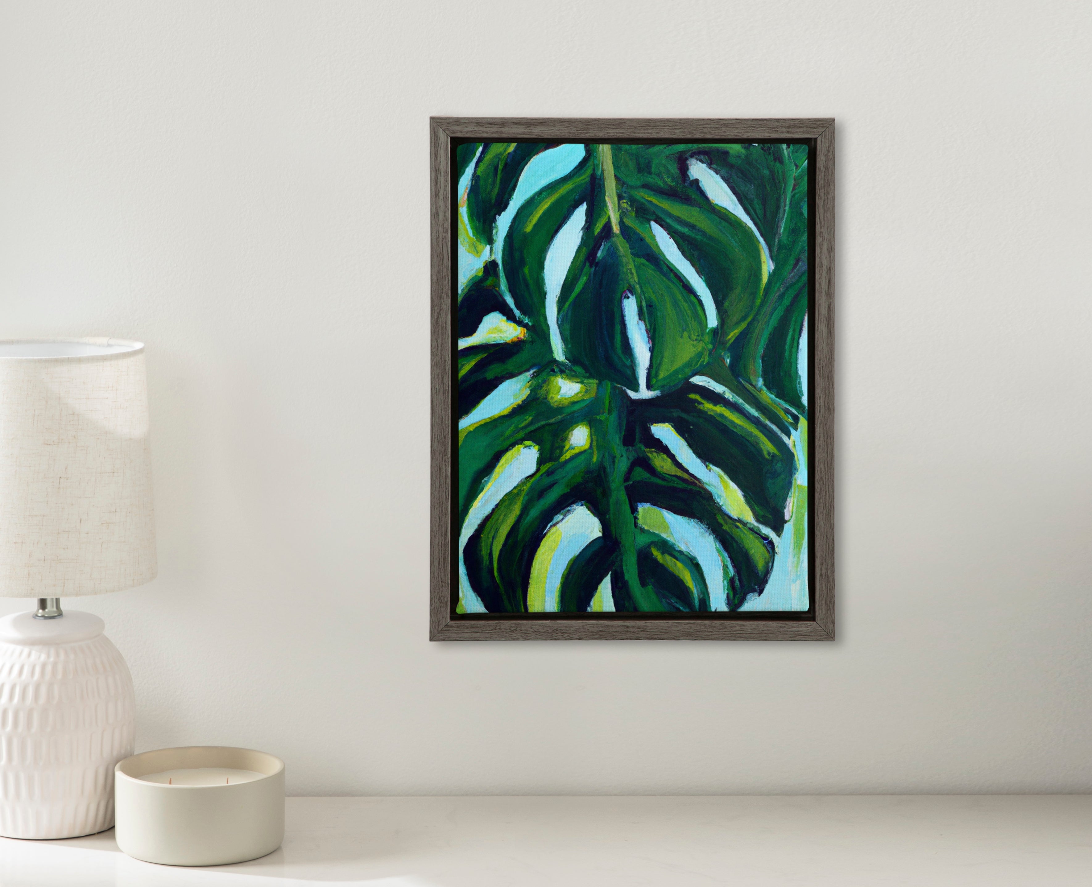 Sylvie Blank Framed Canvas 10x13 by kateandlaurel