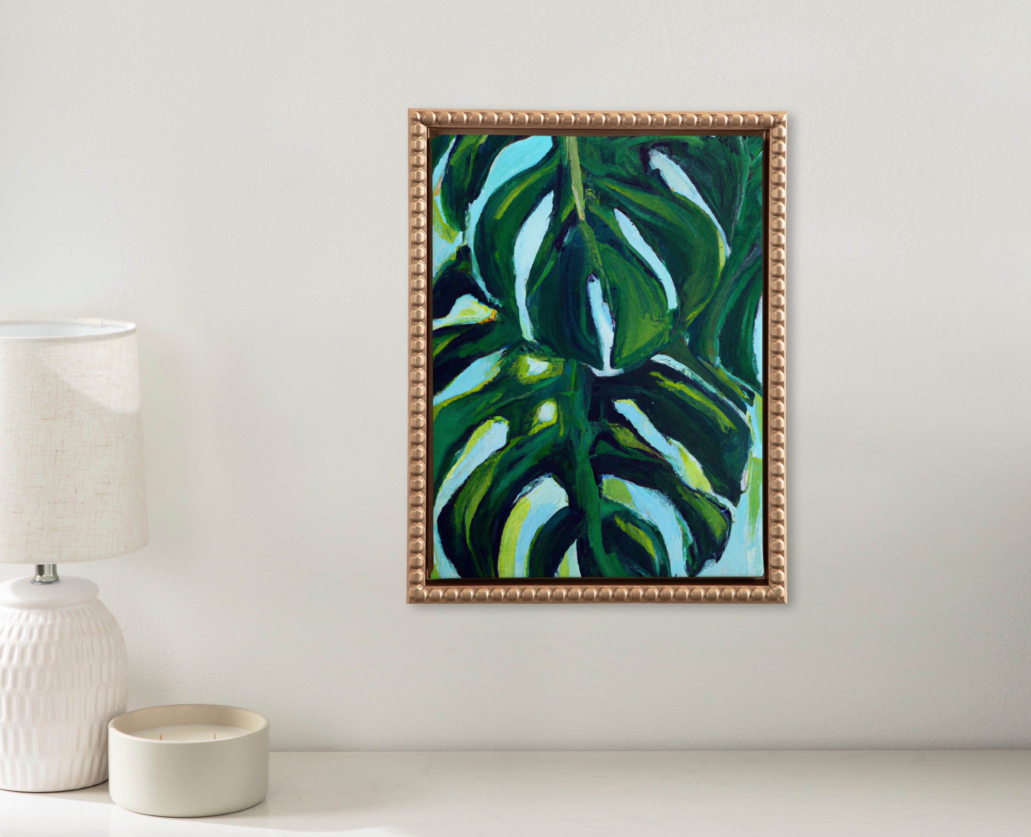 Sylvie Blank Framed Canvas 10x13 by kateandlaurel