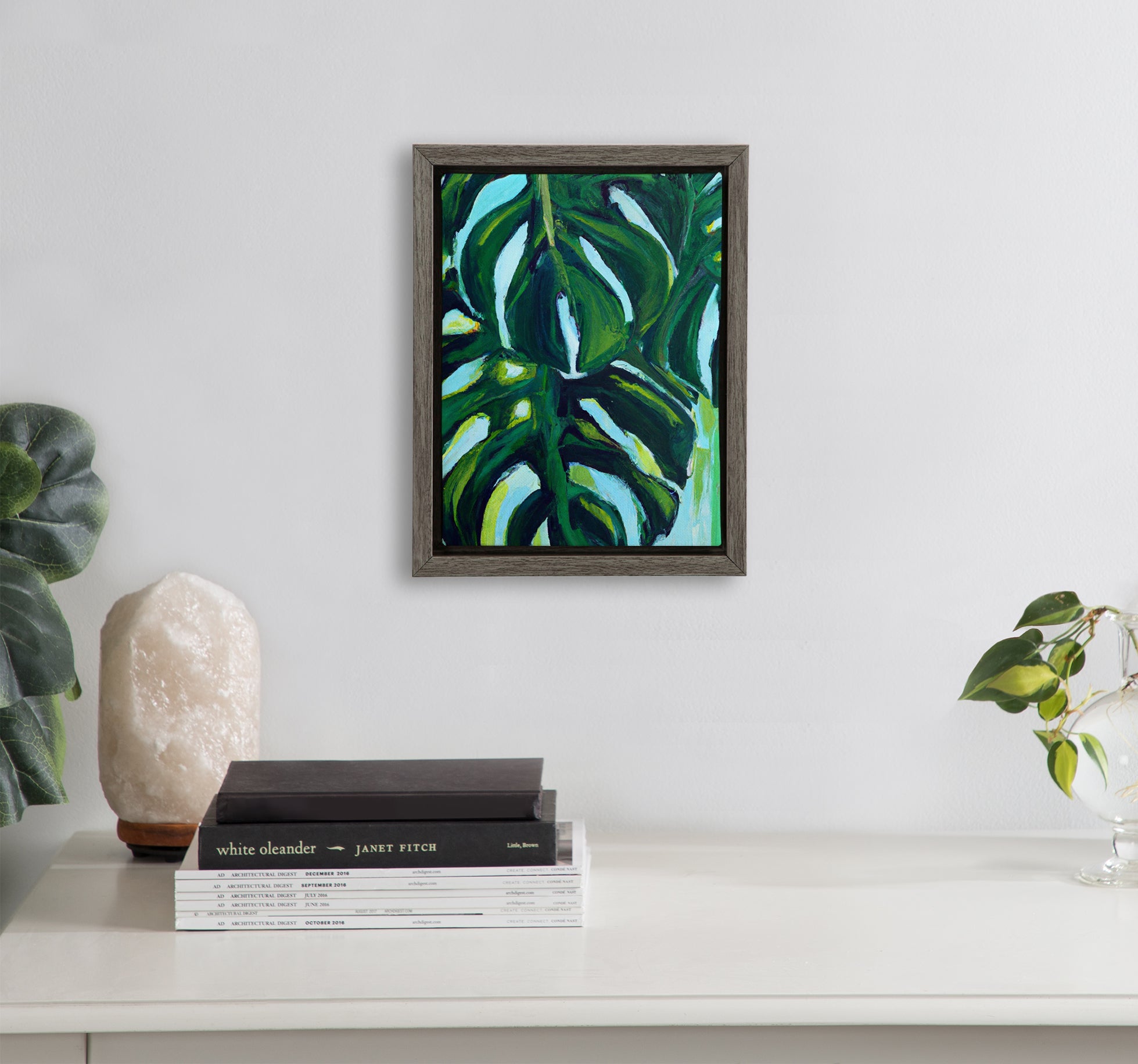 Sylvie Blank Framed Canvas 8x10