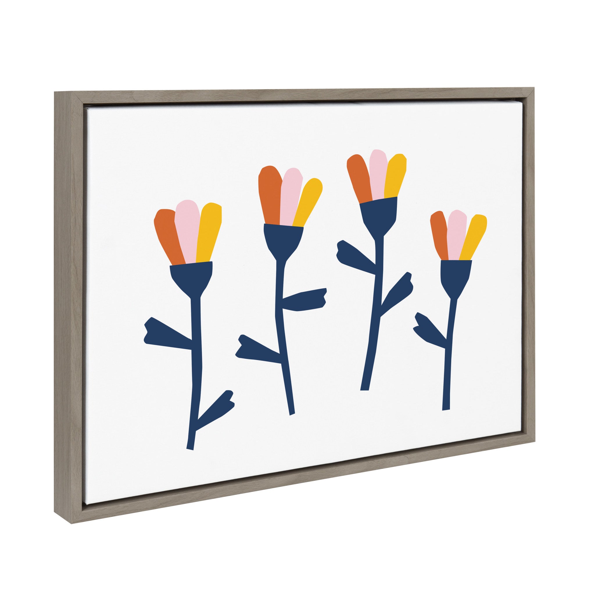 Sylvie Little Bloom Framed Canvas by kateandlaurel - product image 2 for Resin Society