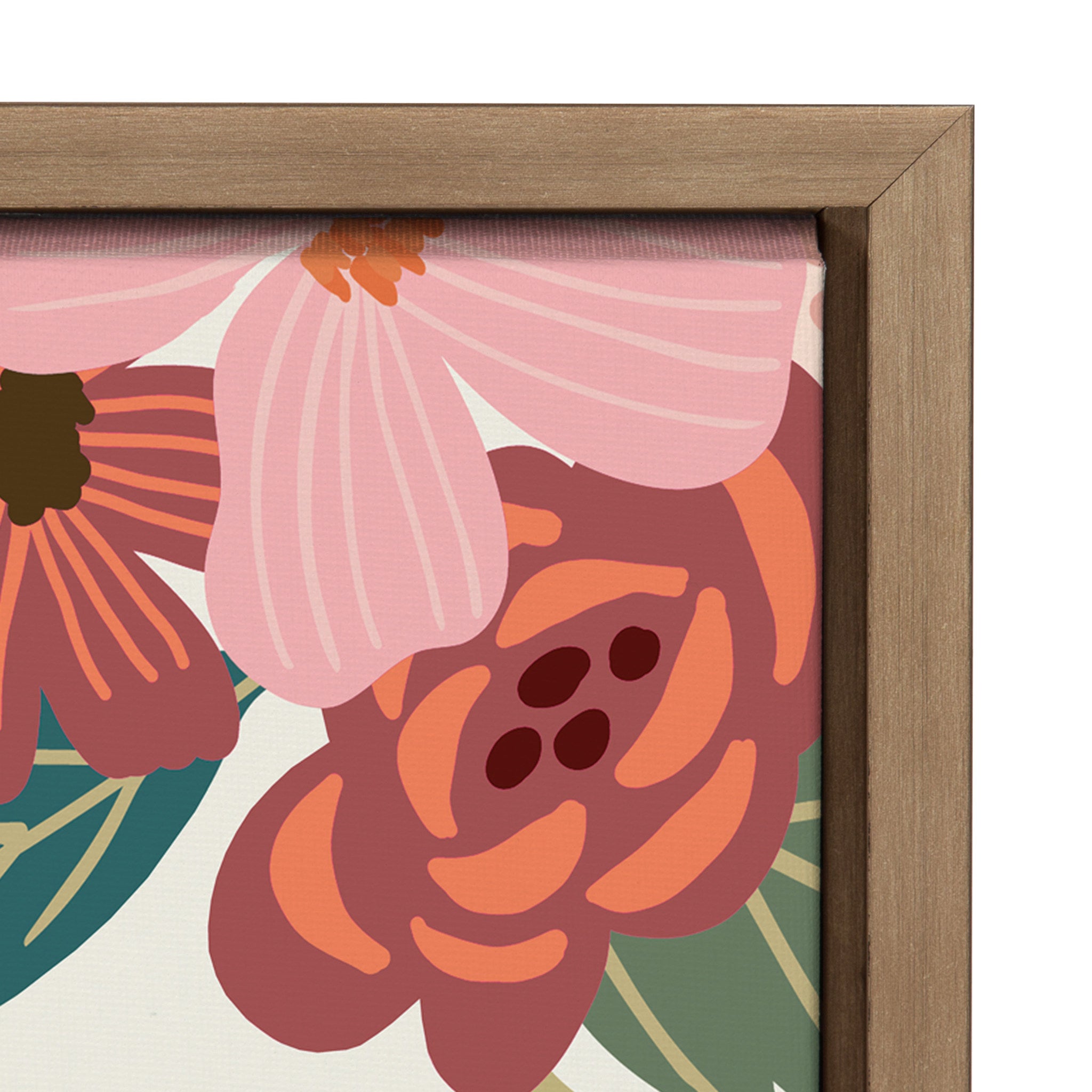 Sylvie Softly Framed Canvas by Mia Charro
