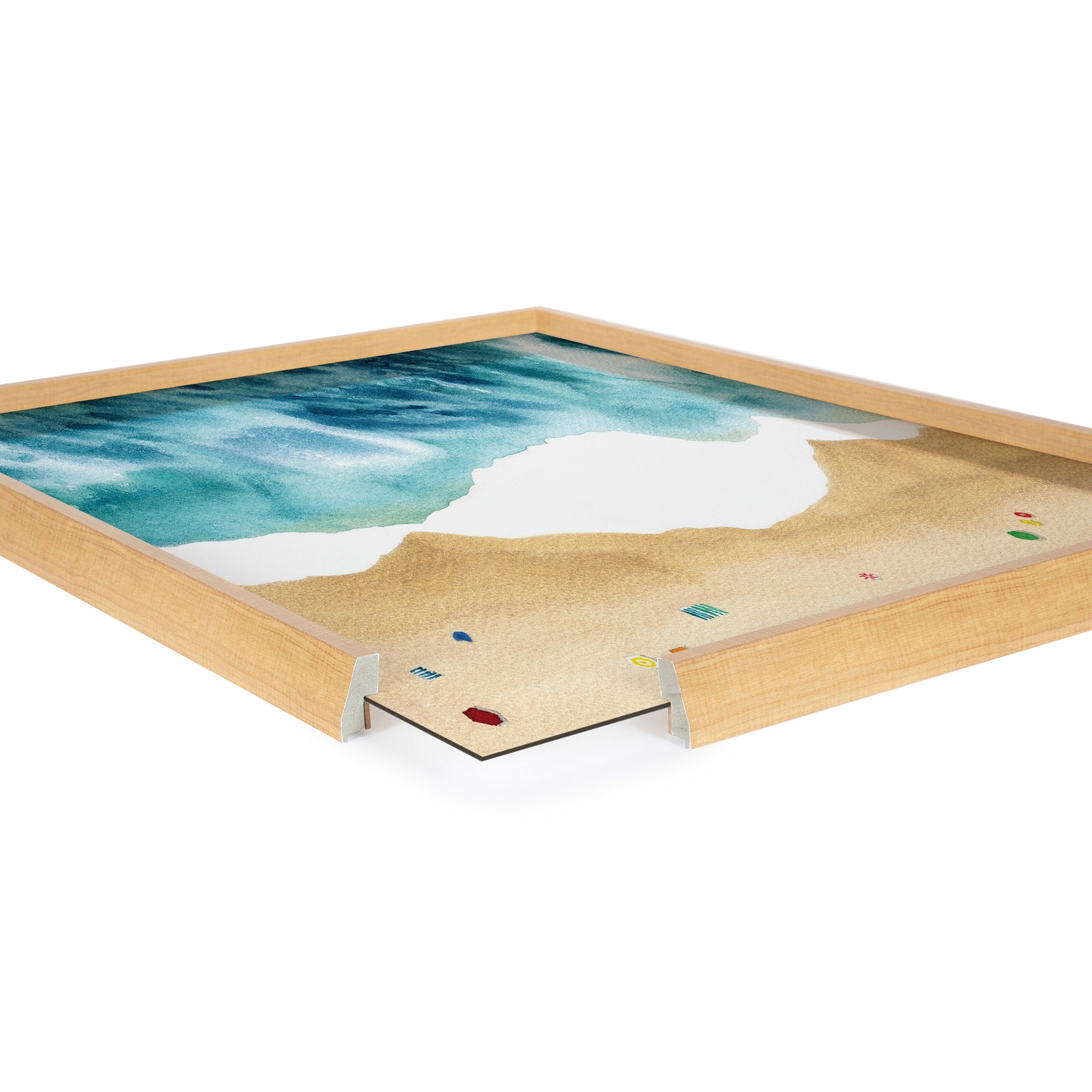 Blake North Shore Framed Printed Glass by kateandlaurel - product image 3 for Resin Society