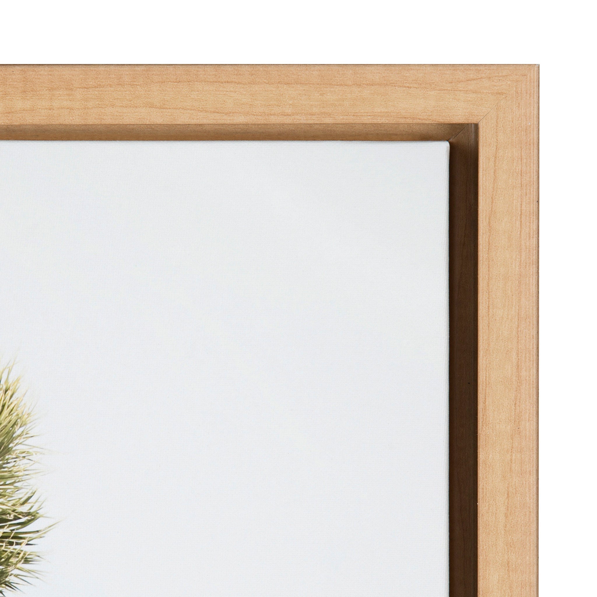 Sylvie Palm Trees Above Framed Canvas by kateandlaurel - product image 3 for Resin Society