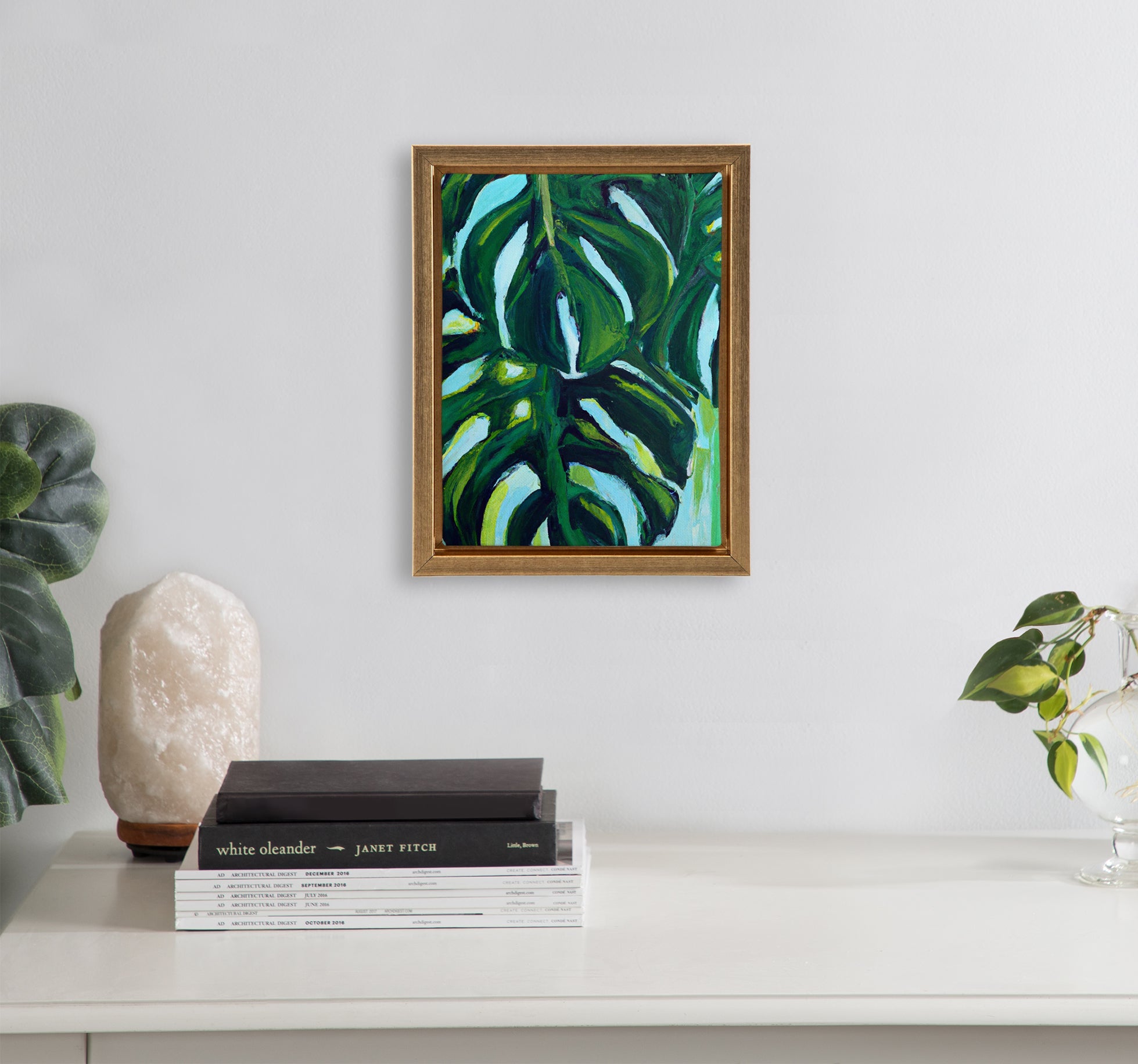 Sylvie Blank Framed Canvas 8x10