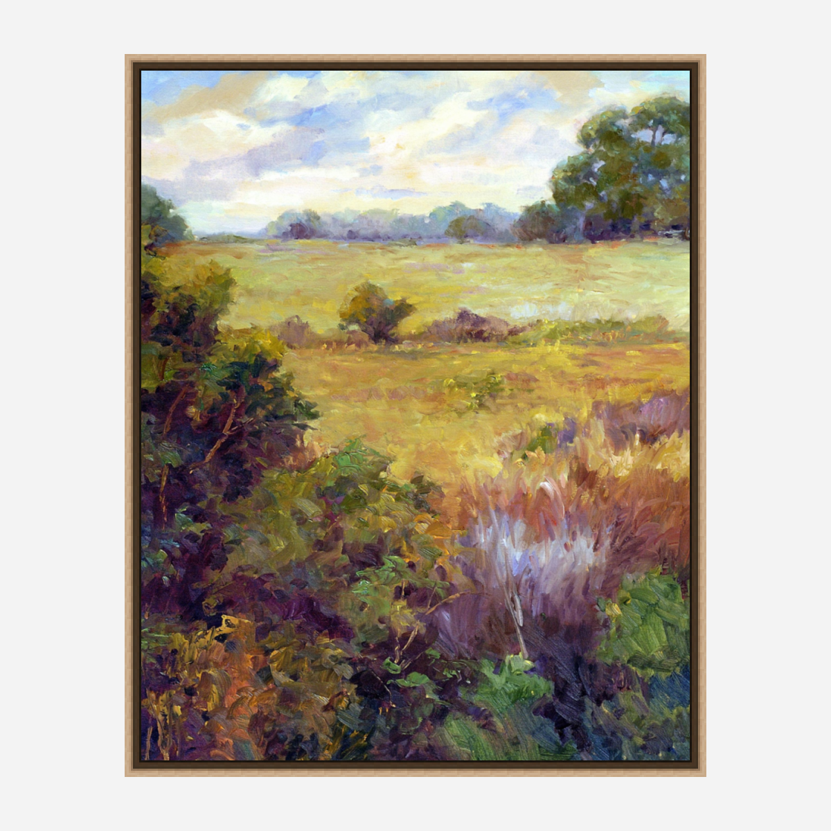 View of the Marsh Artist Enhanced Canvas Print by John Beard Collection - product image 7 for Resin Society