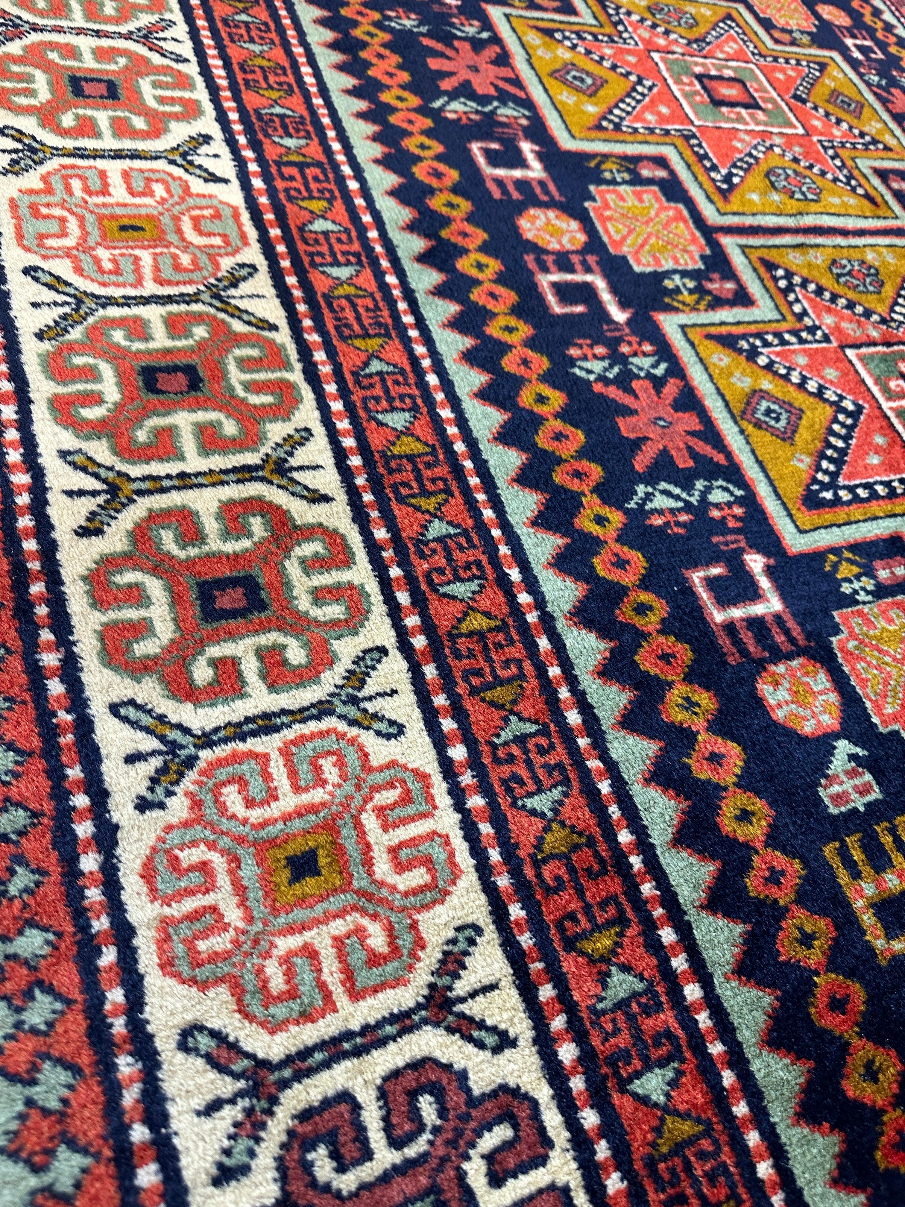 Vintage Armenian Karabakh/Artsakh Wool Rug by Rugistan - product image 6 for Resin Society