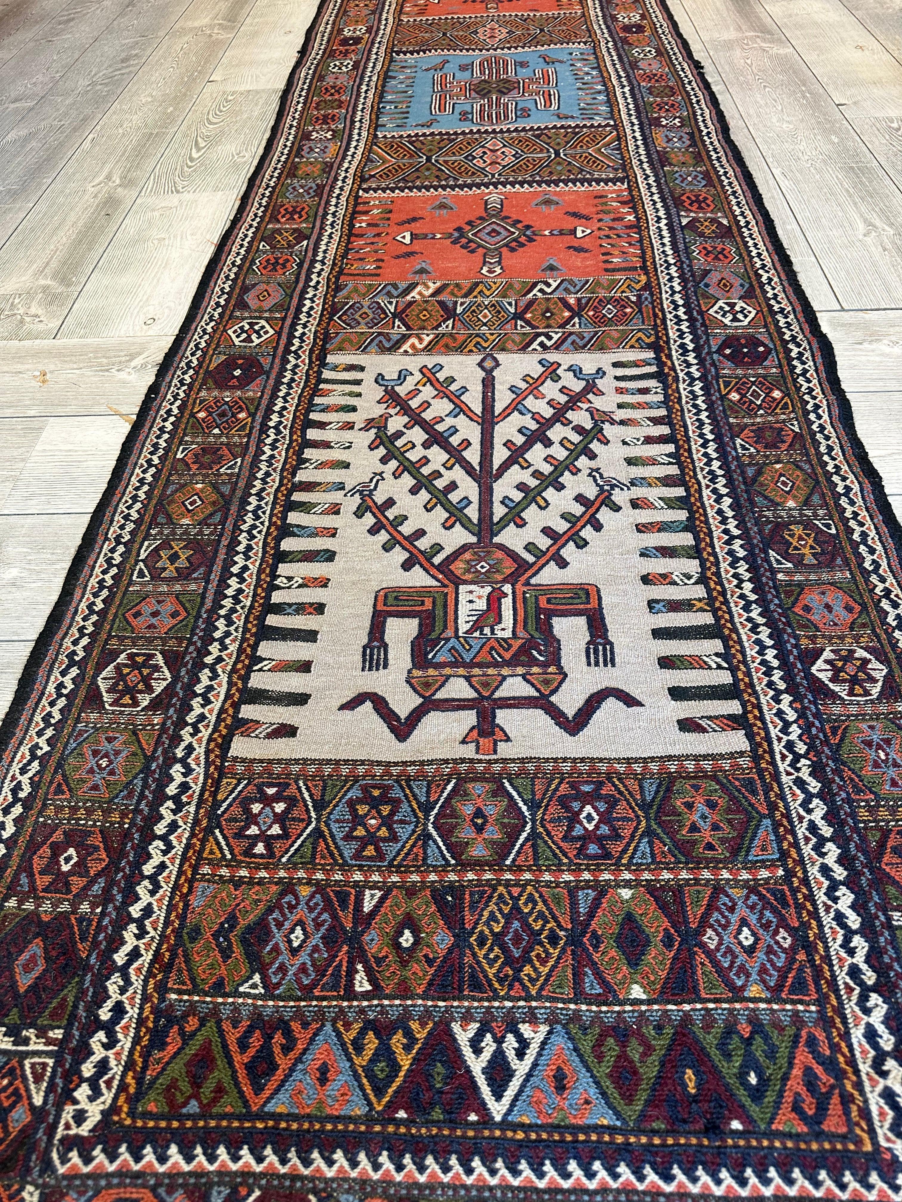 Vintage Kurdish Qochan Runner 2’9” x 12’9” by Rugistan - main product image for Resin Society