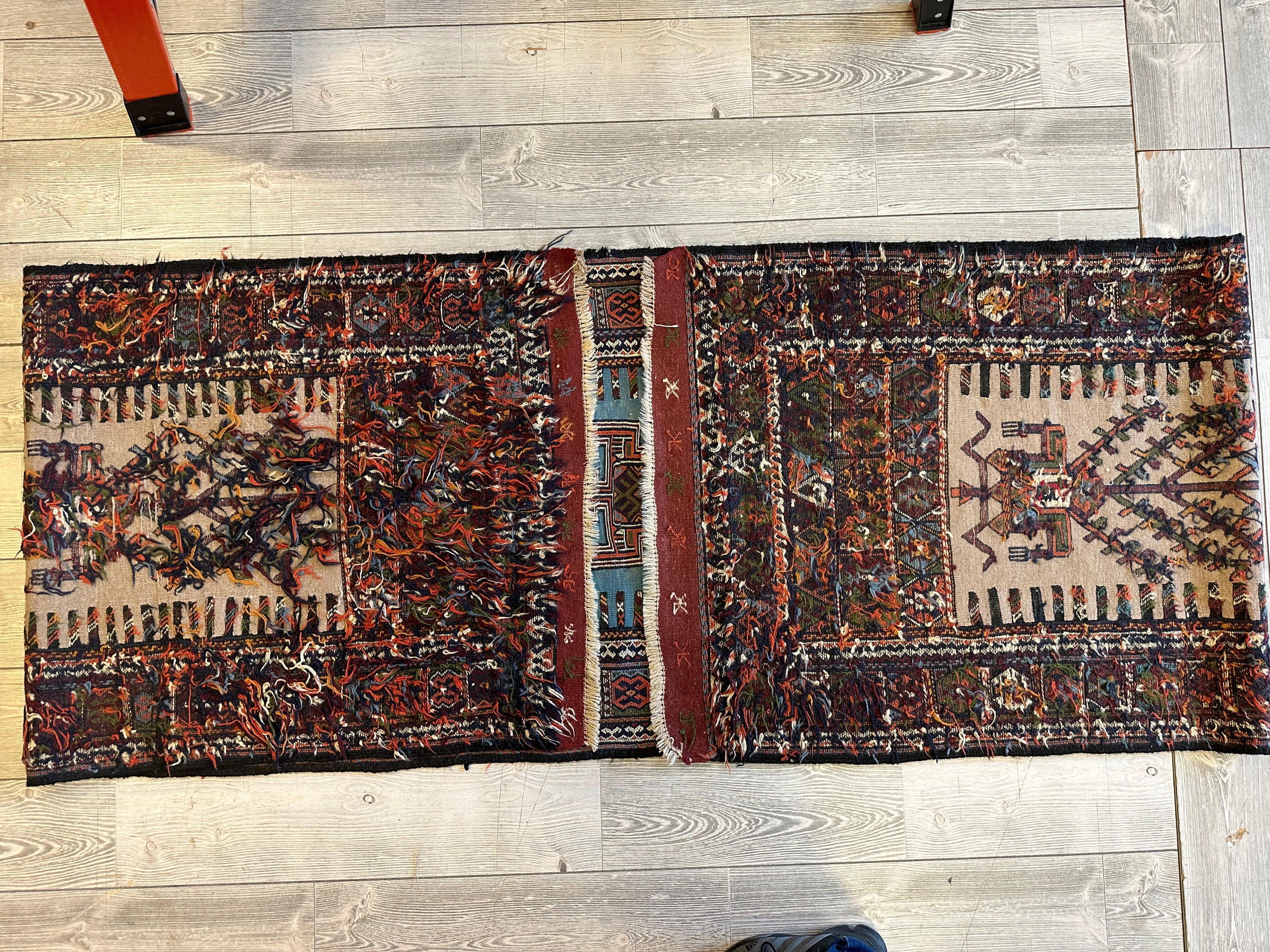 Vintage Kurdish Qochan Runner 2’9” x 12’9” by Rugistan - product image 10 for Resin Society