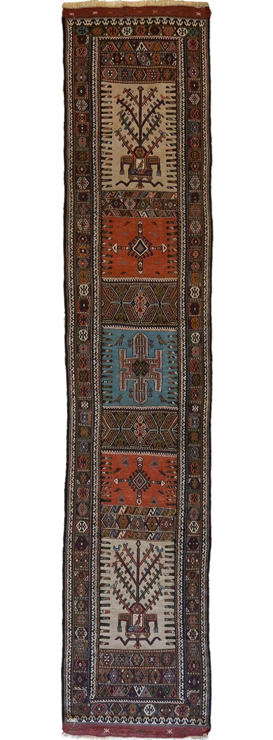 Vintage Kurdish Qochan Runner 2’9” x 12’9” by Rugistan - product image 2 for Resin Society