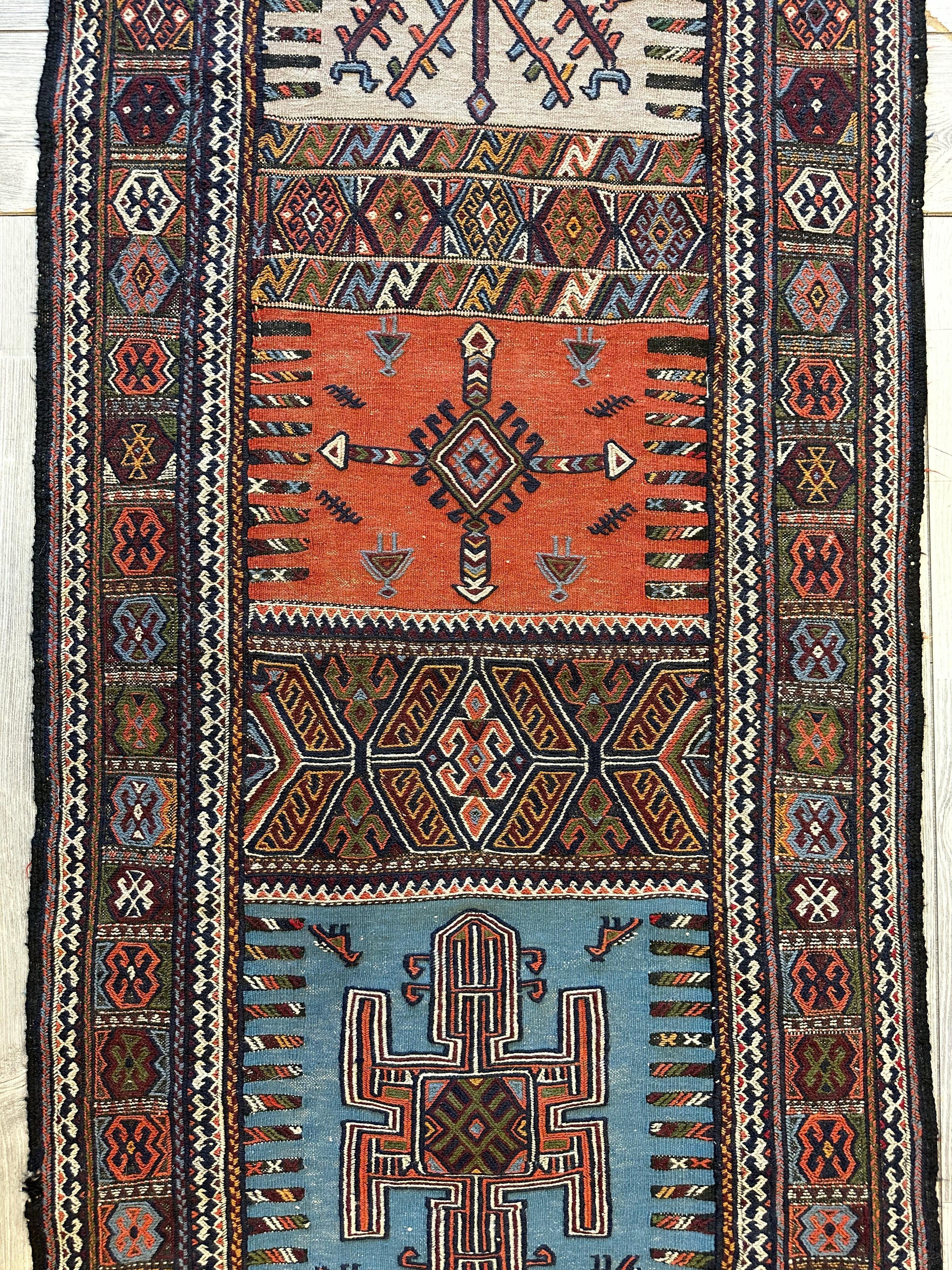 Vintage Kurdish Qochan Runner 2’9” x 12’9” by Rugistan - product image 5 for Resin Society