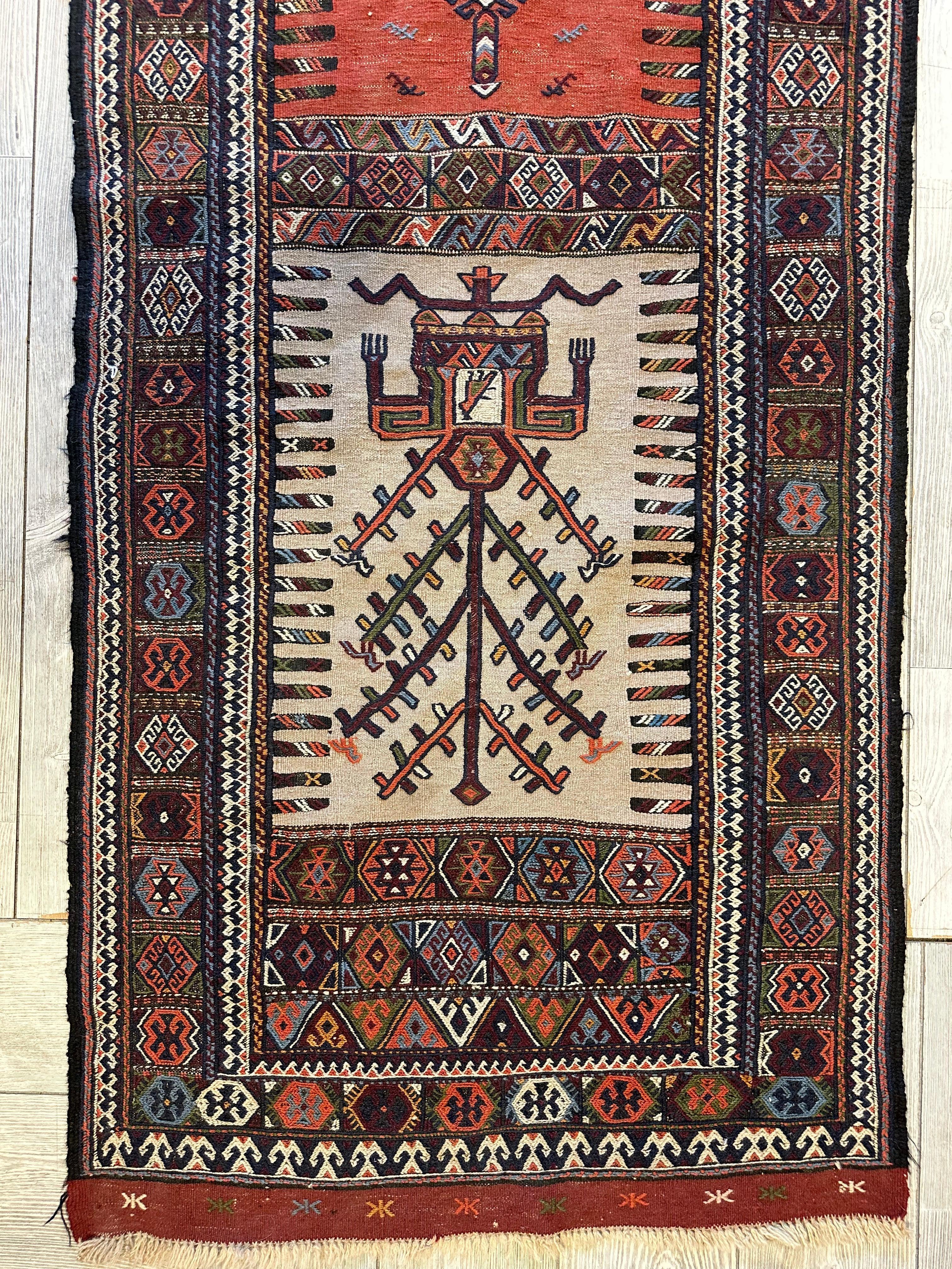 Vintage Kurdish Qochan Runner 2’9” x 12’9” by Rugistan - product image 7 for Resin Society