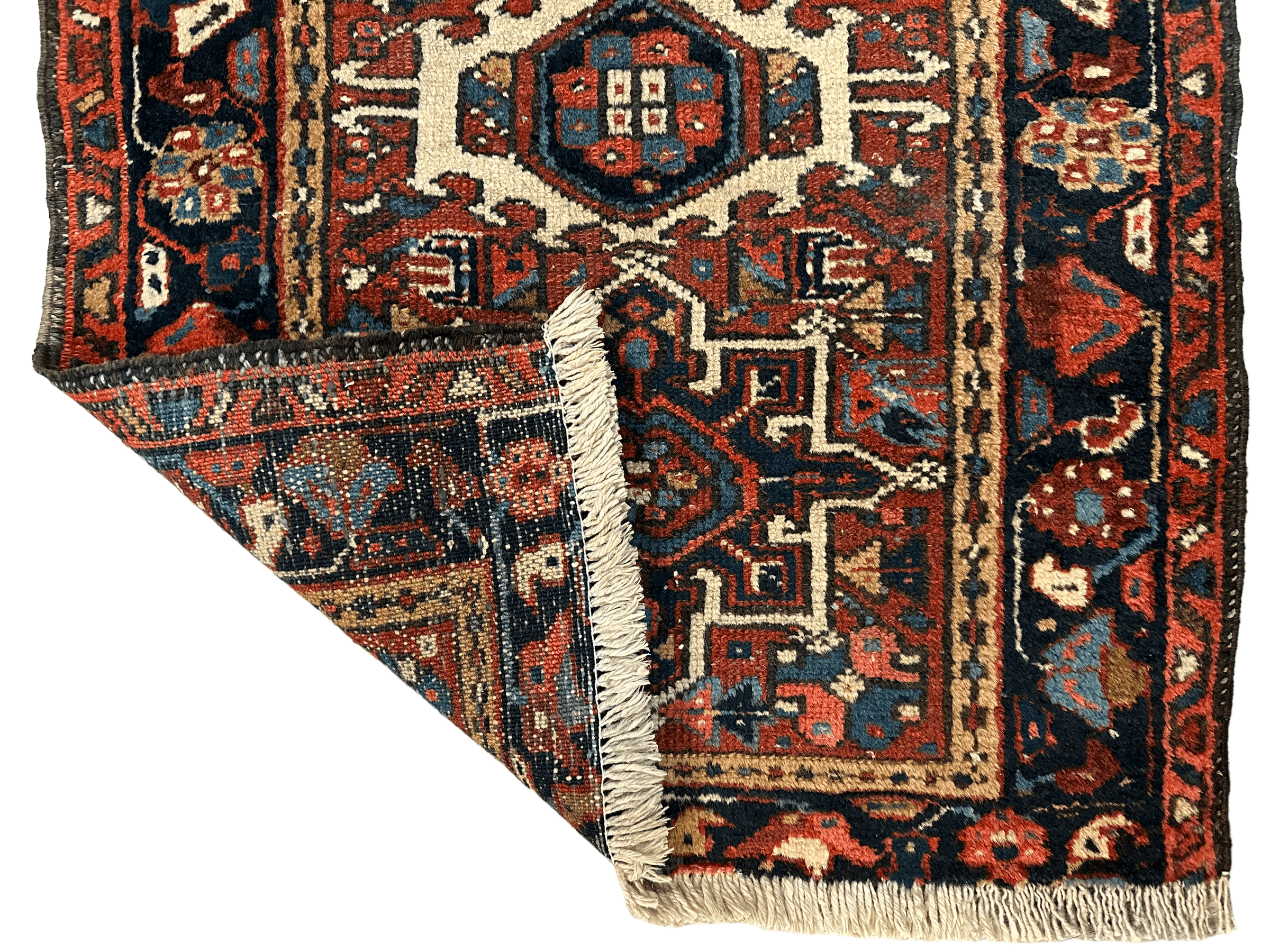 Vintage Persian Karaja Heriz Runner 24”x33” by Rugistan - product image 2 for Resin Society