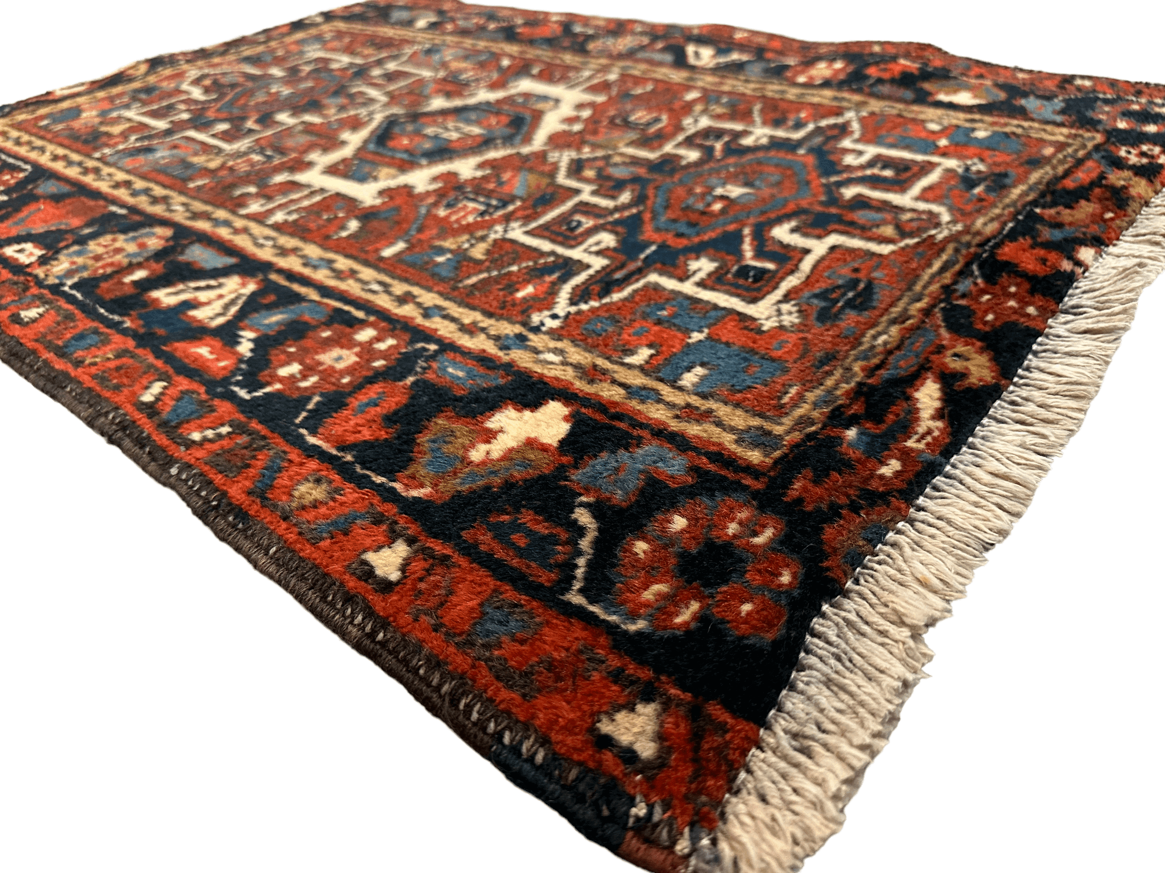 Vintage Persian Karaja Heriz Runner 24”x33” by Rugistan - product image 8 for Resin Society