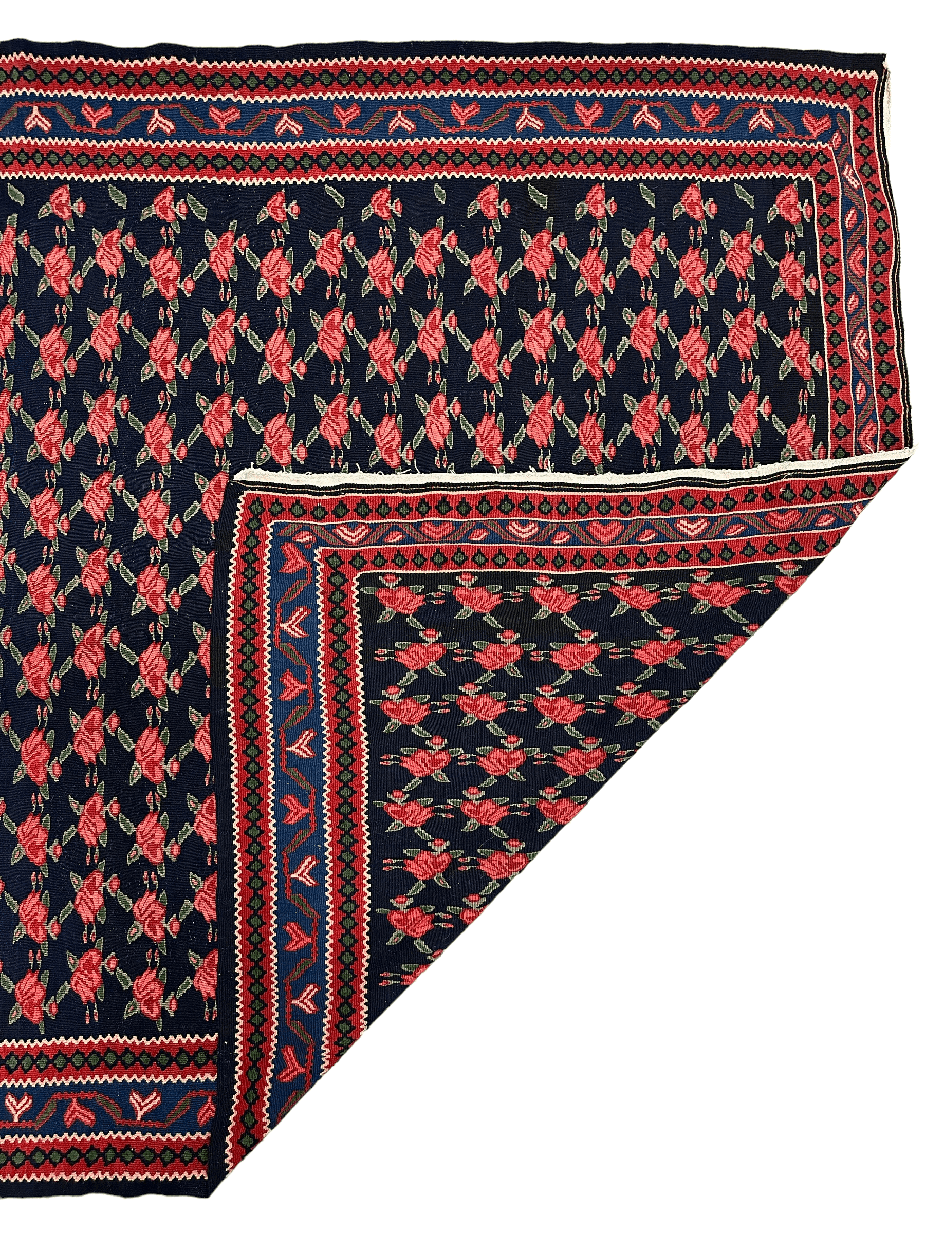 Vintage Persian Senneh Kilim 4’4” x 7’ by Rugistan - product image 6 for Resin Society