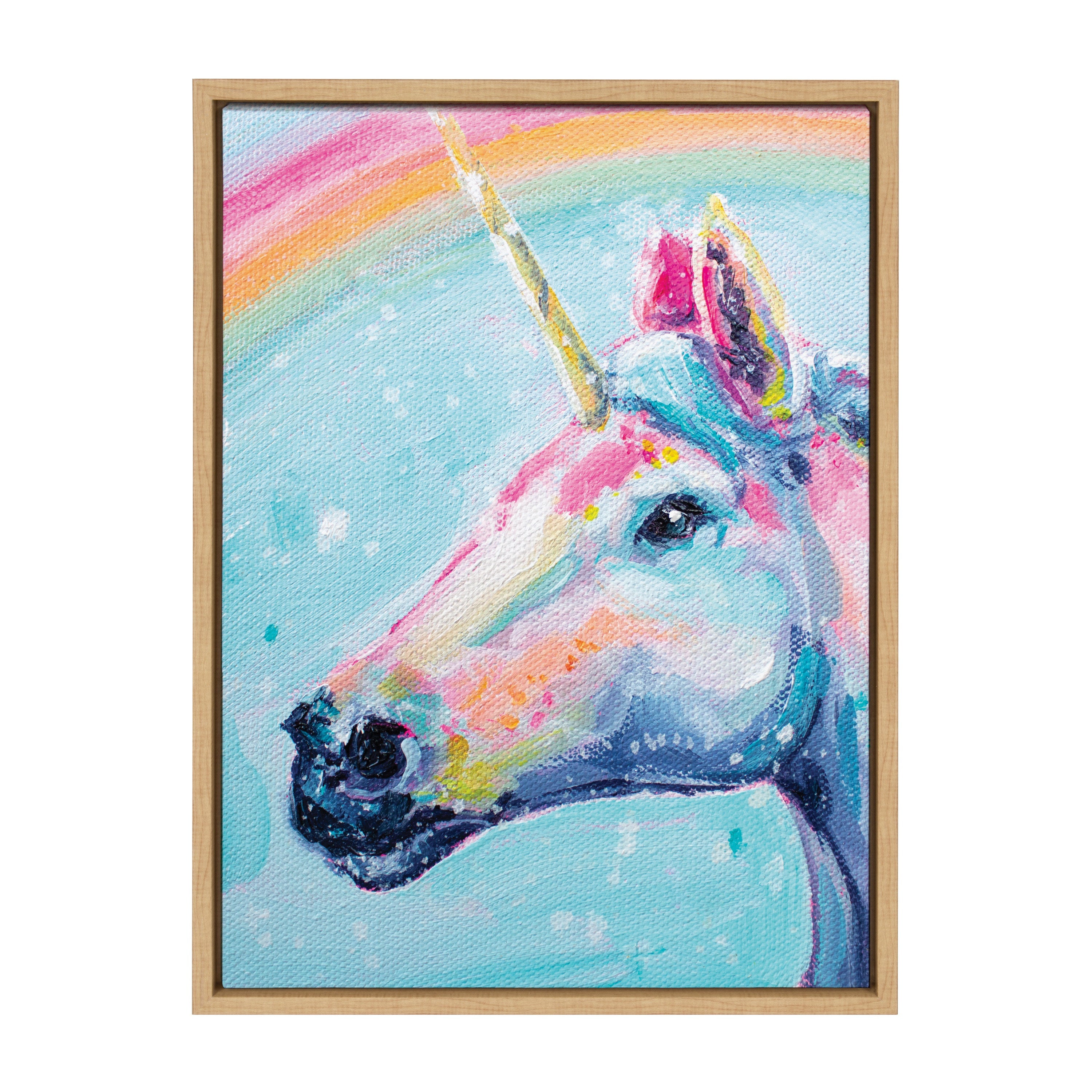 Sylvie Do You Believe in Magic Framed Canvas by Rachel Christopoulos