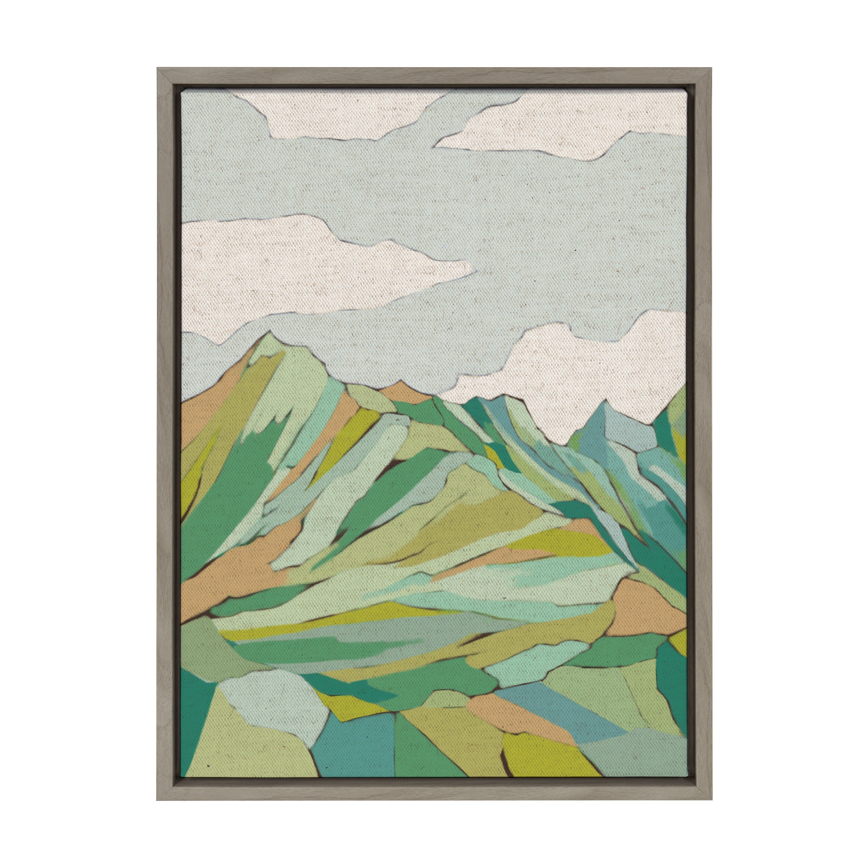Sylvie Graubunden Framed Canvas by Nikita Jariwala