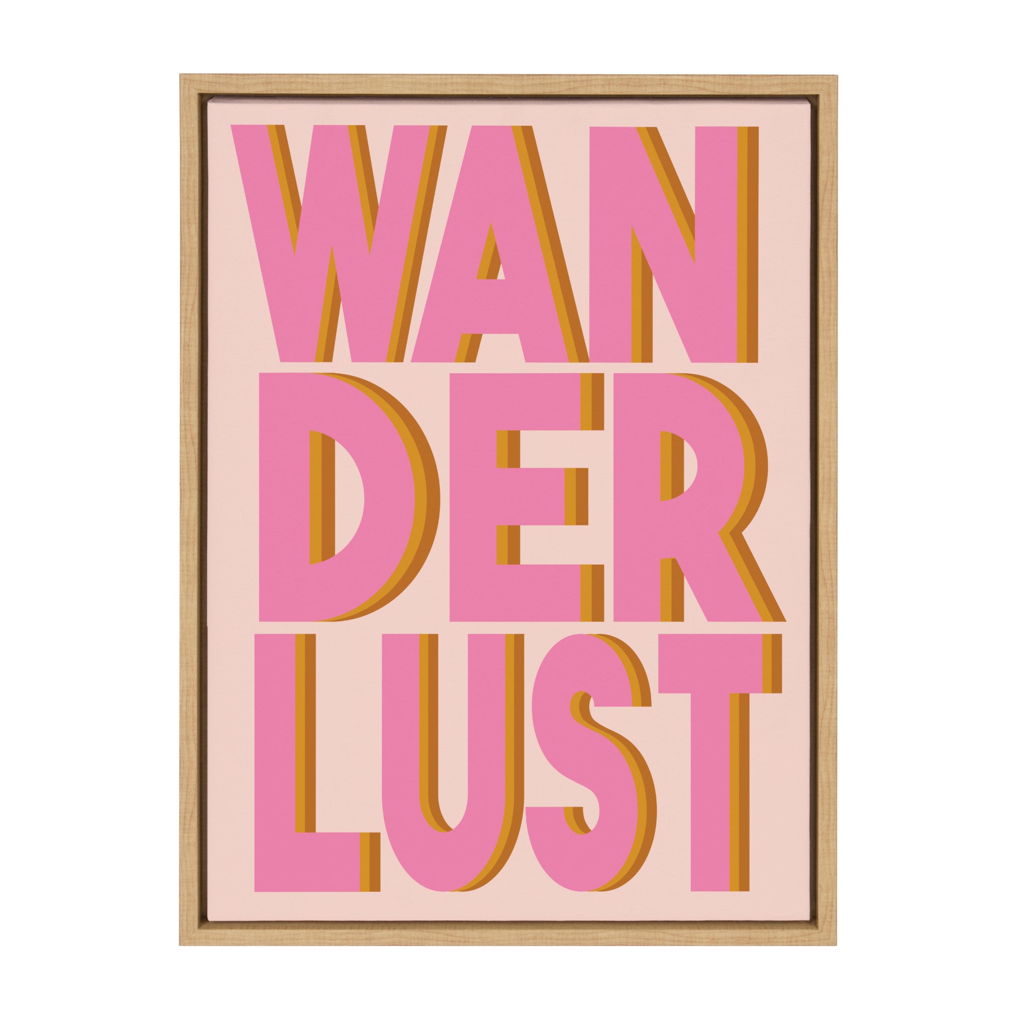 Sylvie Wanderlust Framed Canvas by Apricot and Birch