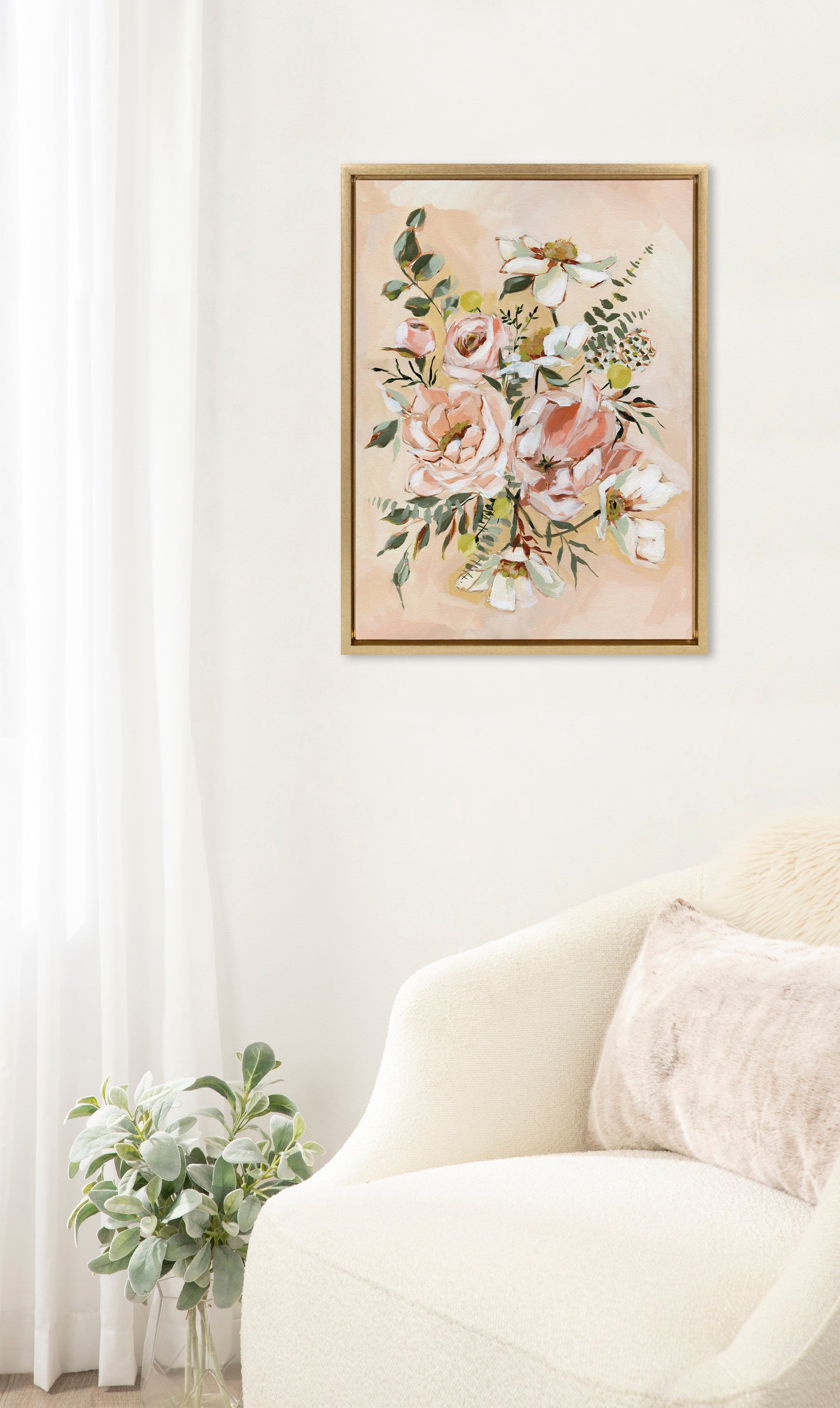 Sylvie Day 22 Framed Canvas by Annie Quigley