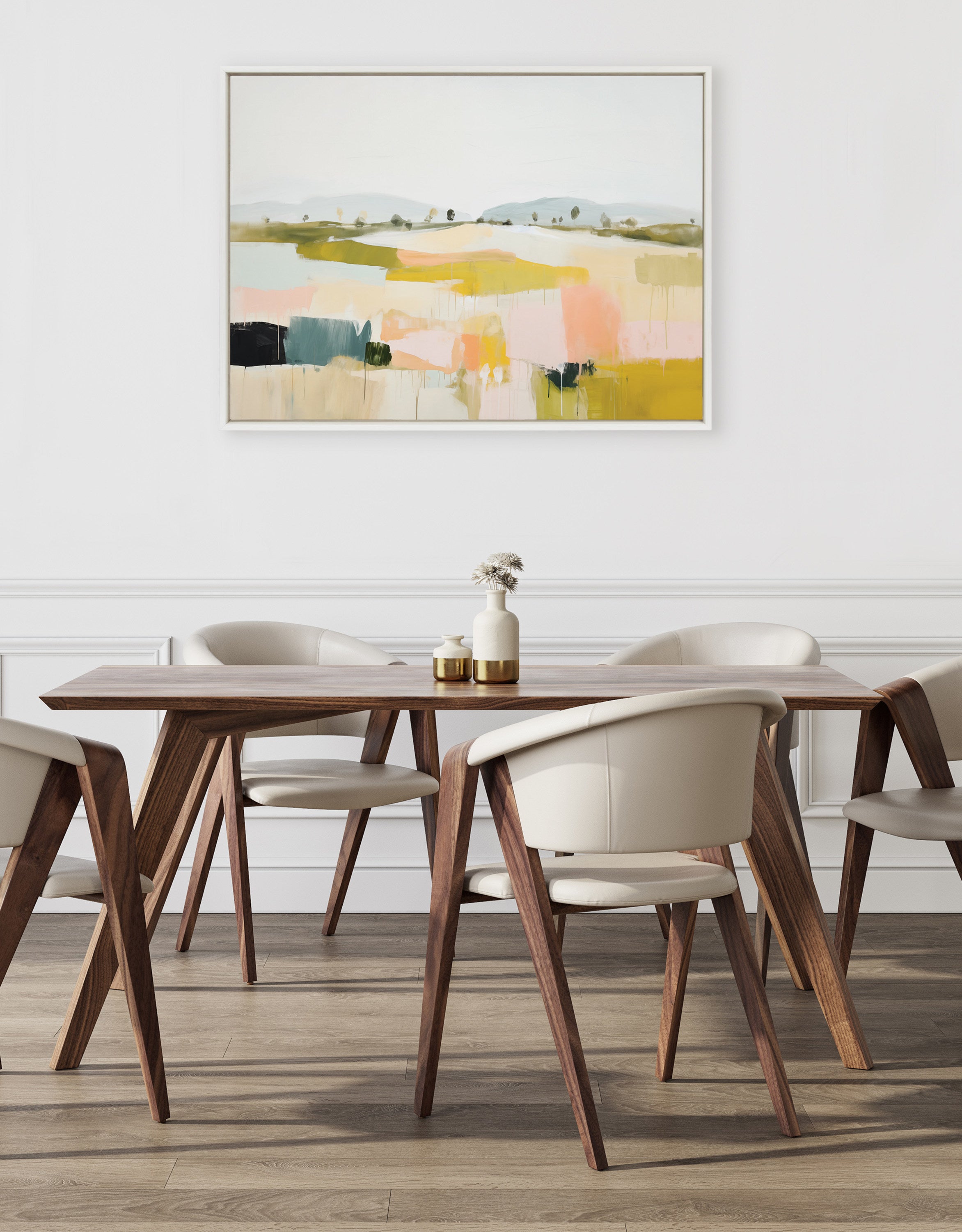 Sylvie Quaint Vista I Framed Canvas by Amy Lighthall