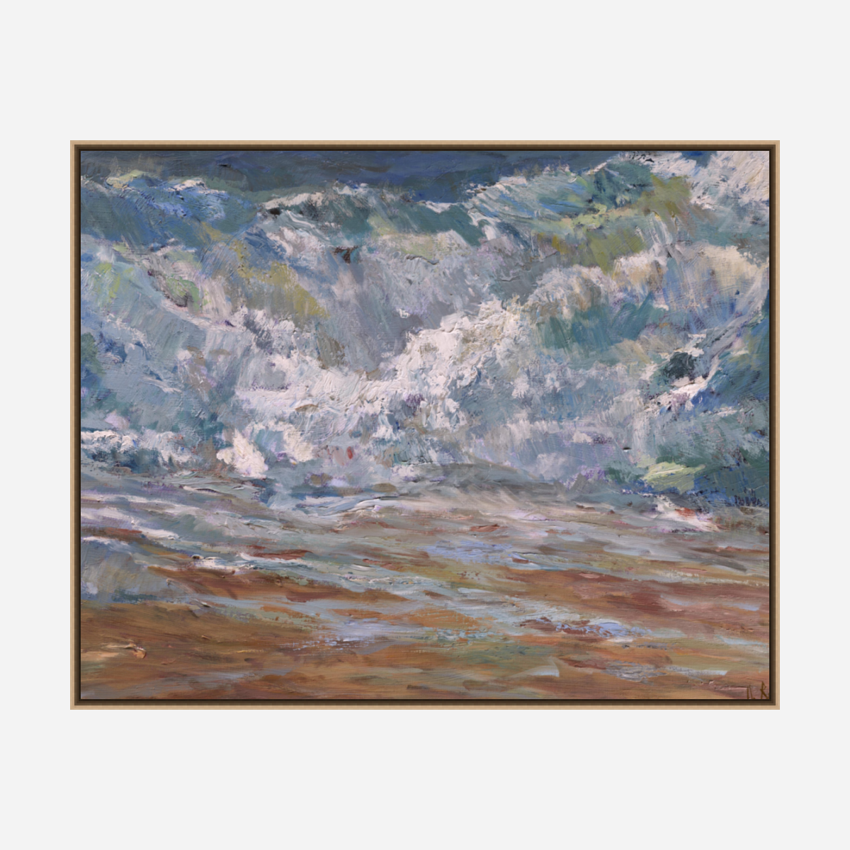 Waves Artist Enhanced Canvas Print by John Beard Collection - product image 8 for Resin Society