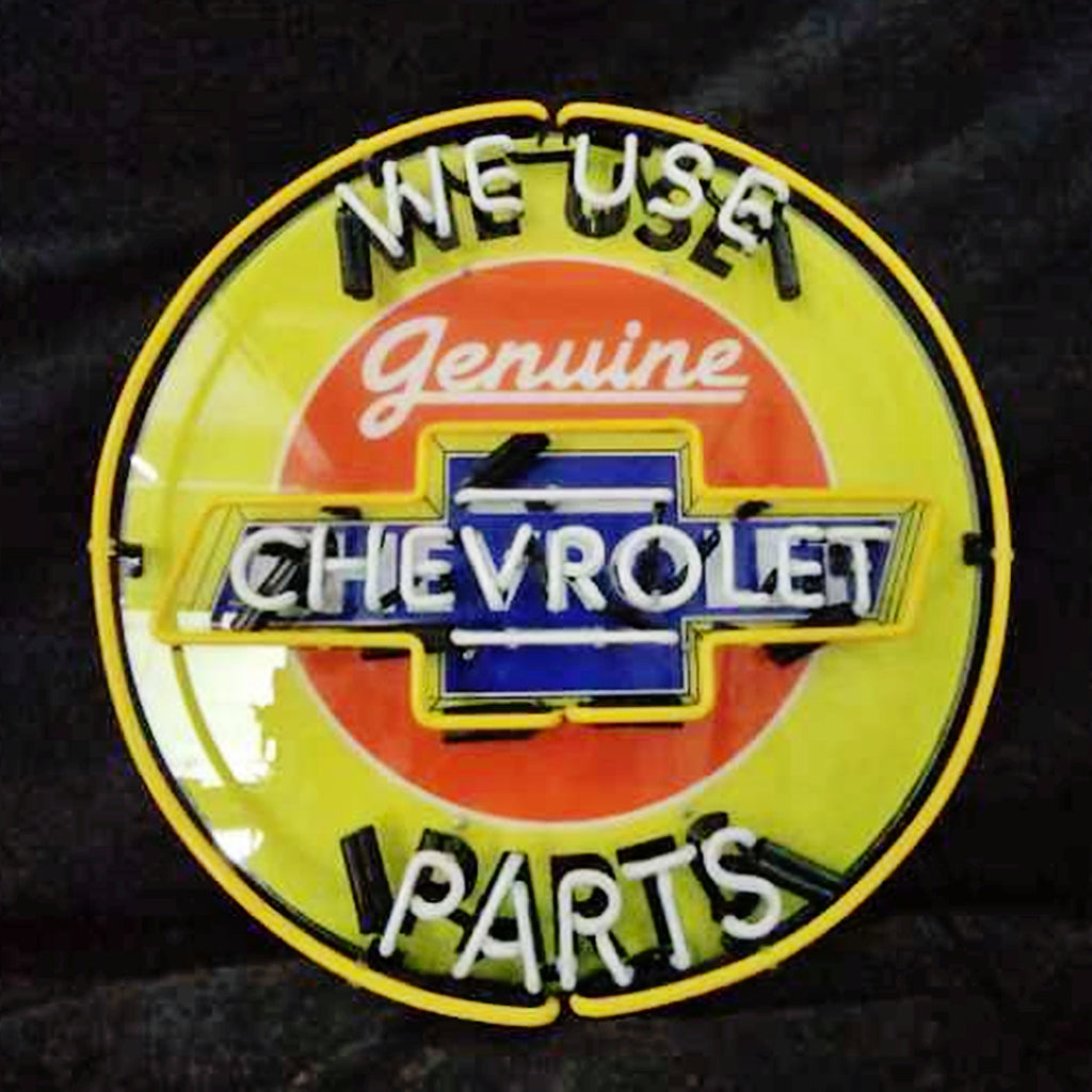 We Use Genuine Chevrolet Parts Neon Signs by Neon Signs Land - product image 3 for Resin Society