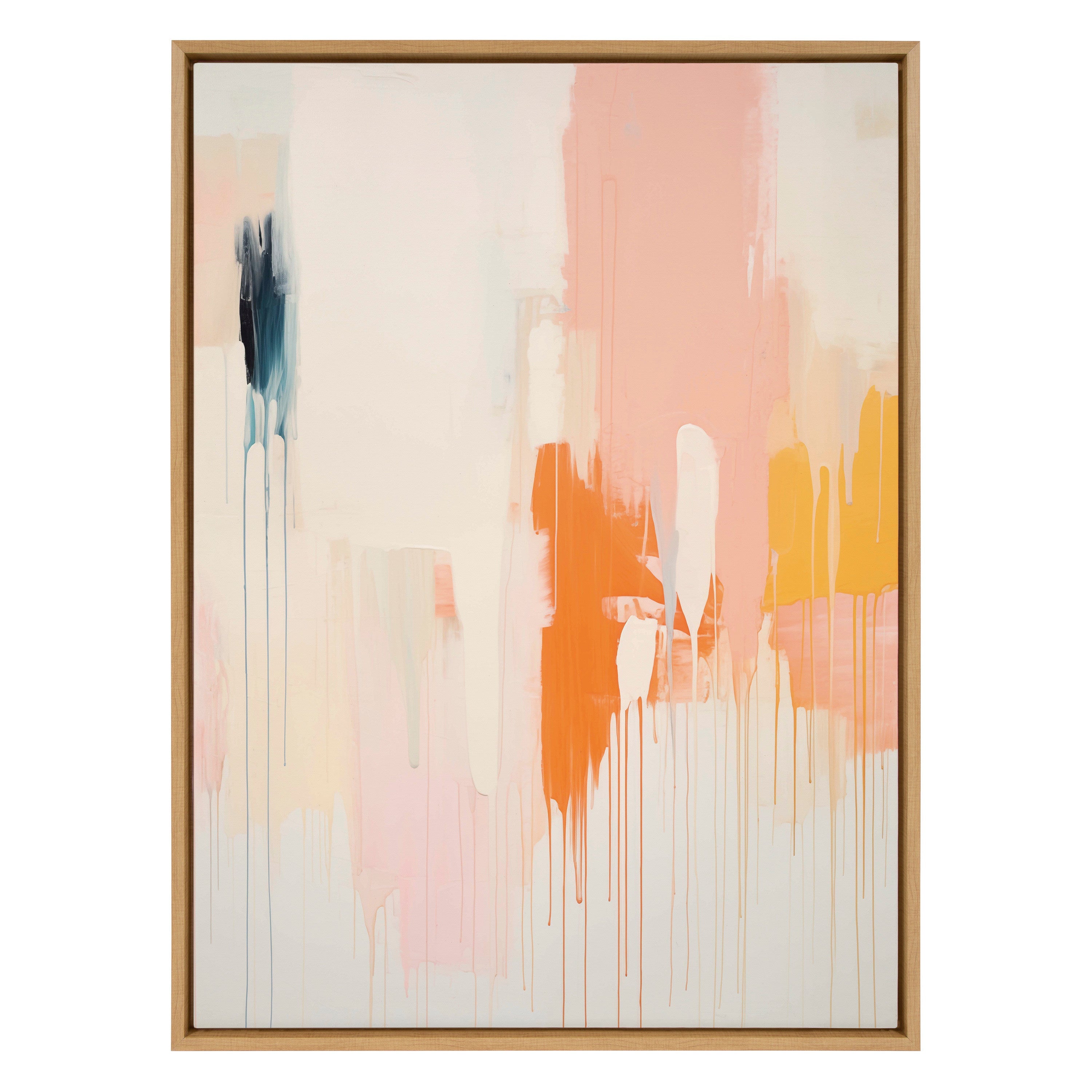 Sylvie Fiesta Abstract Framed Canvas by Amy Lighthall