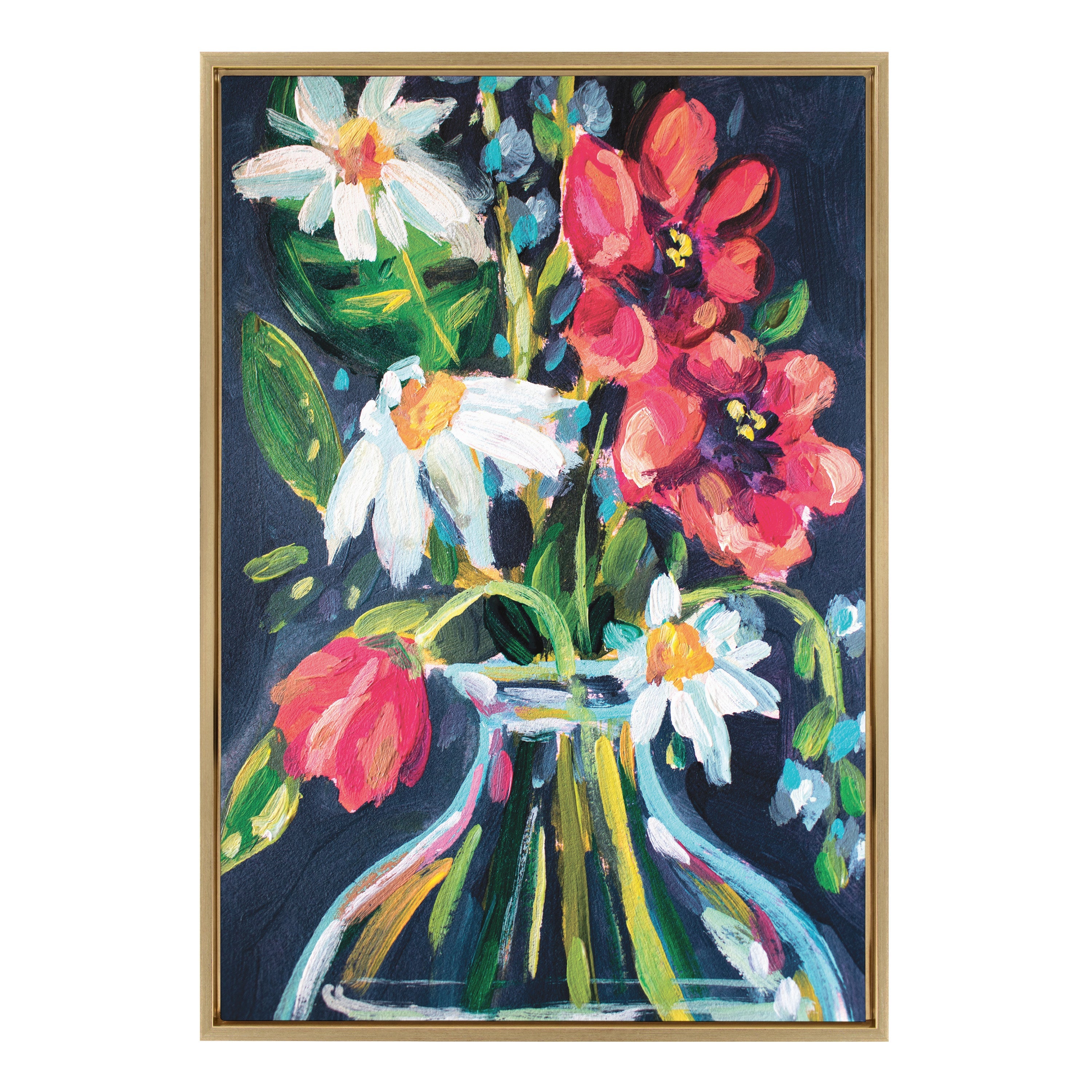 Sylvie Romantic Silhouettes Framed Canvas by Rachel Christopoulos by kateandlaurel - product image 9 for Resin Society