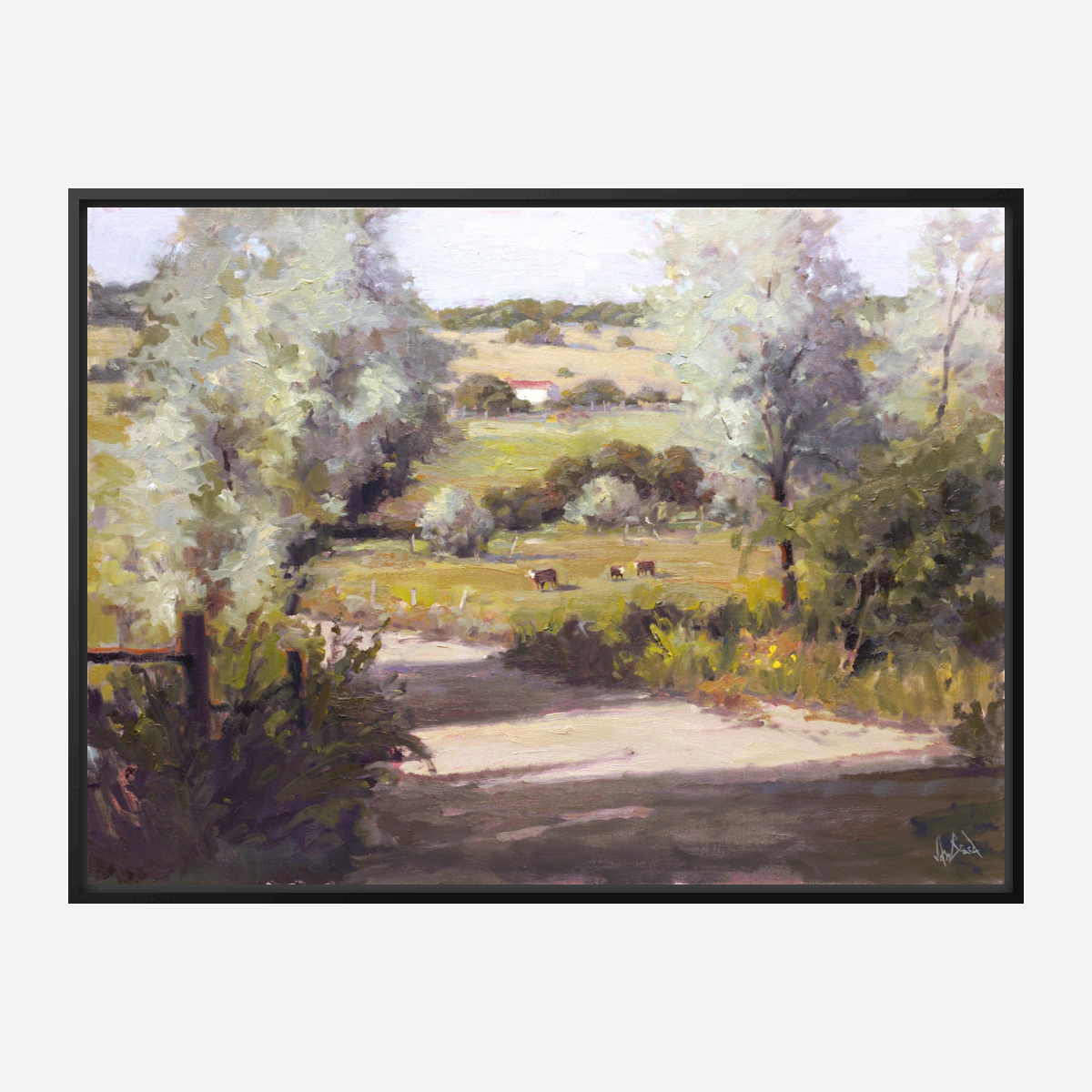 Willows Artist Enhanced Canvas Print by John Beard Collection - product image 5 for Resin Society