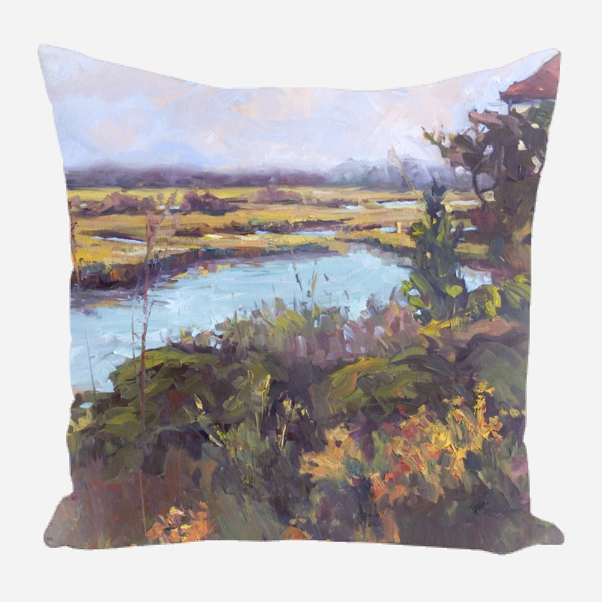 Wilmington Marsh Pillow by John Beard Collection - main product image for Resin Society