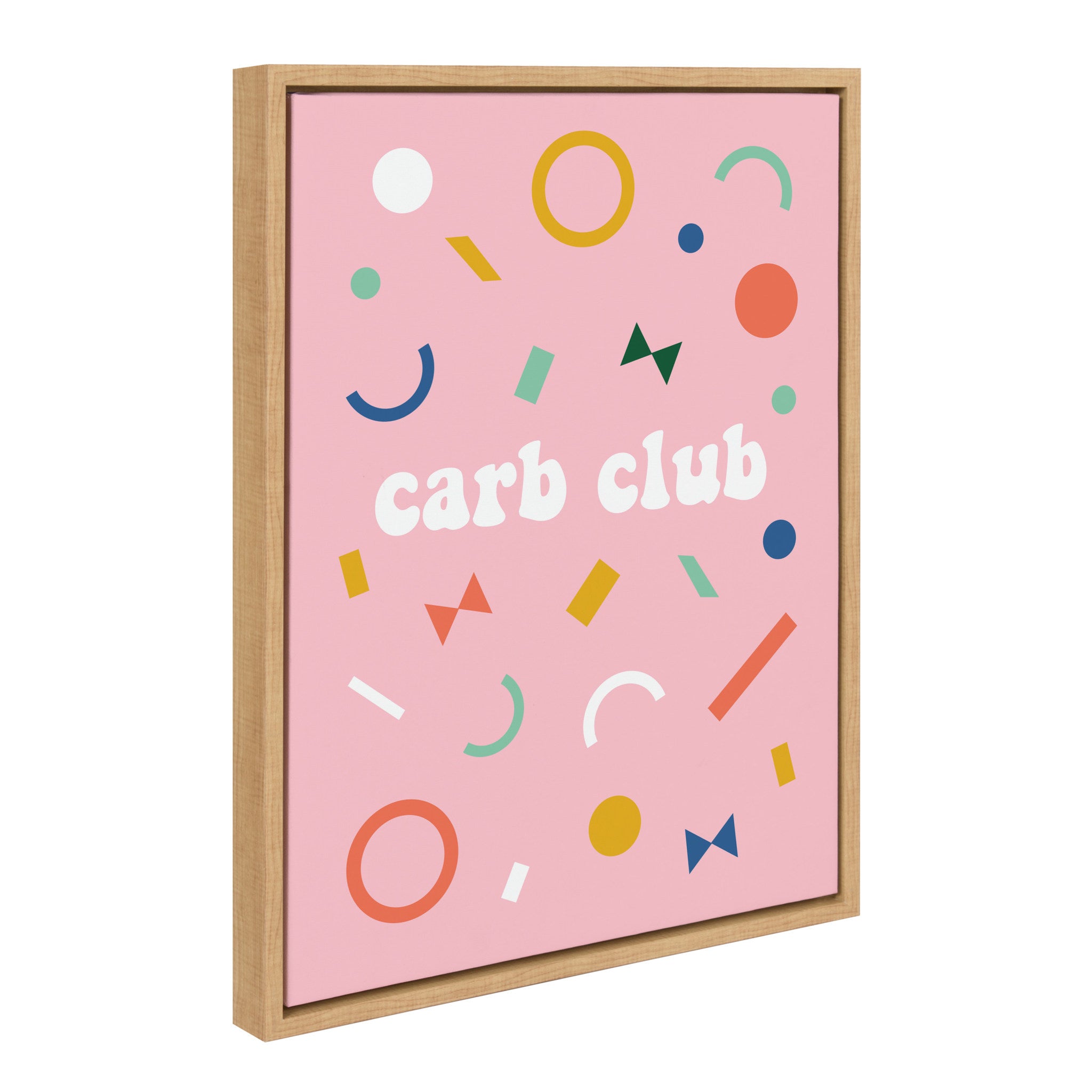 Sylvie Carb Club Framed Canvas by kateandlaurel - product image 2 for Resin Society
