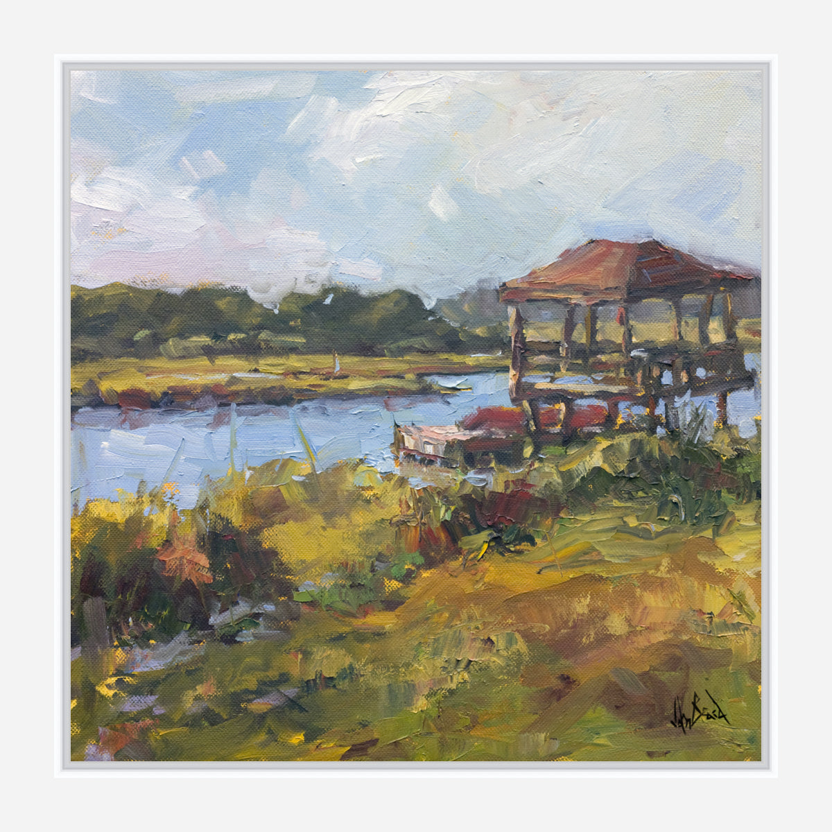 Wrightsville Artist Canvas Enhanced Print by John Beard Collection - product image 6 for Resin Society