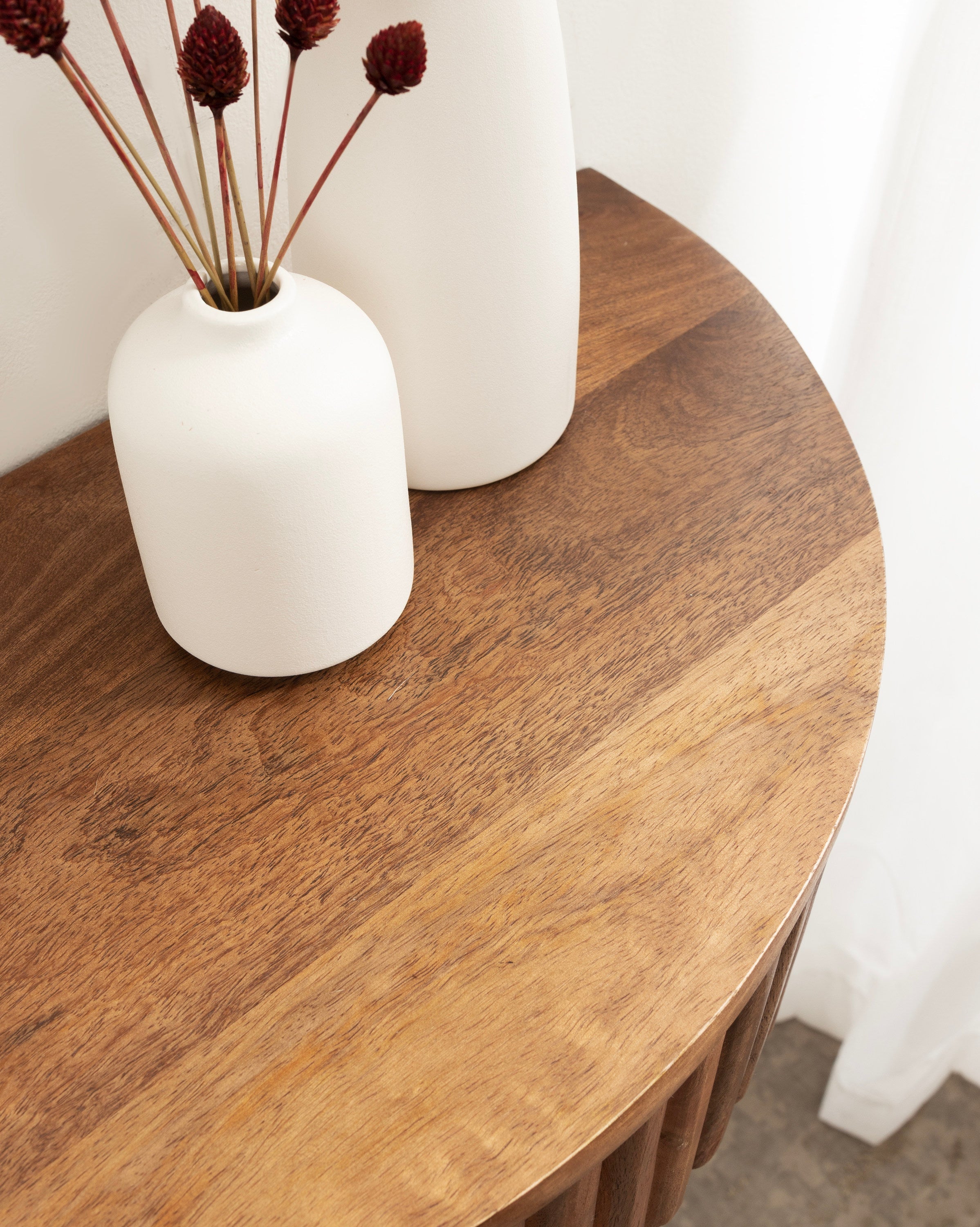 Reid Ribbed Floating Side Table