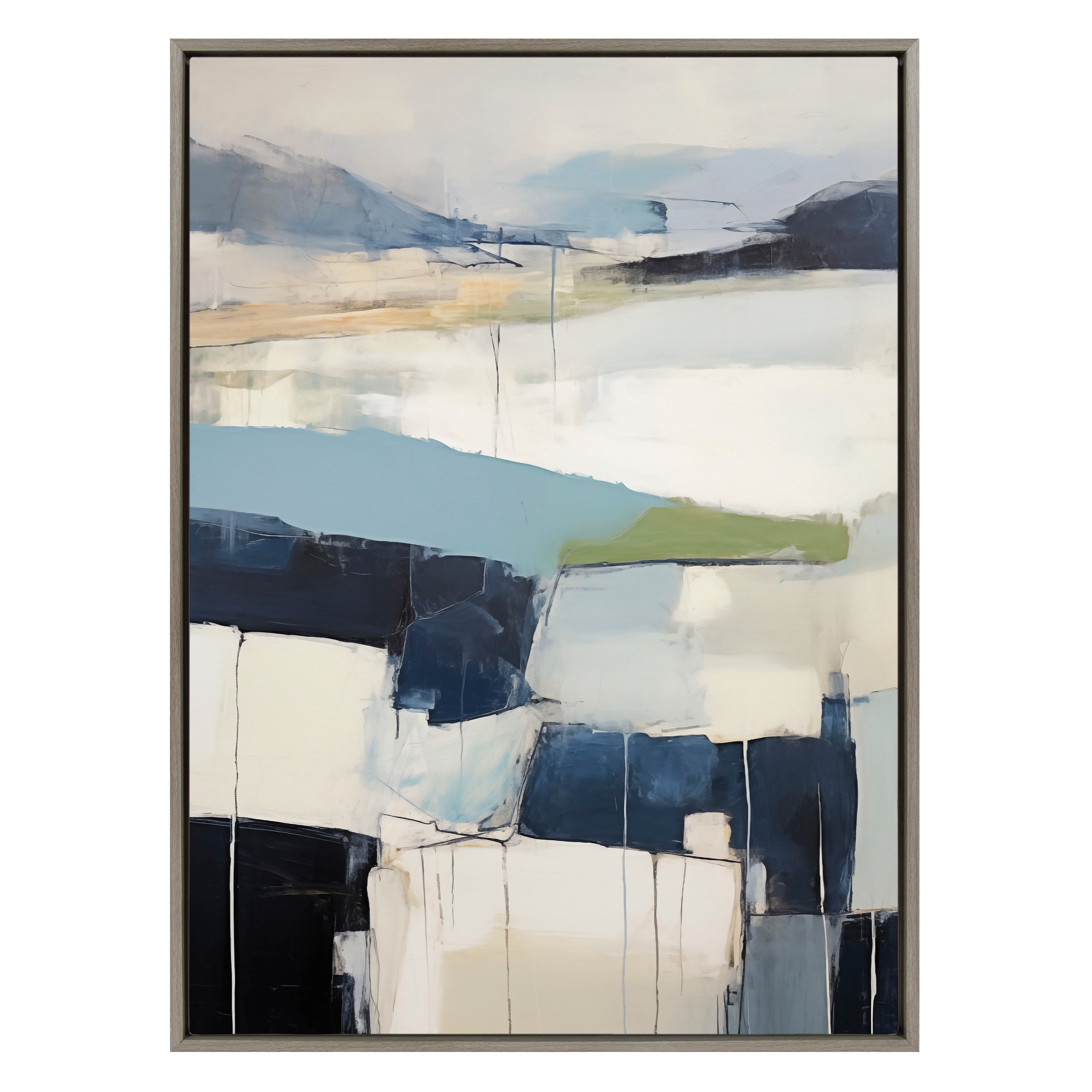 Sylvie Skyline I Framed Canvas by Amy Lighthall