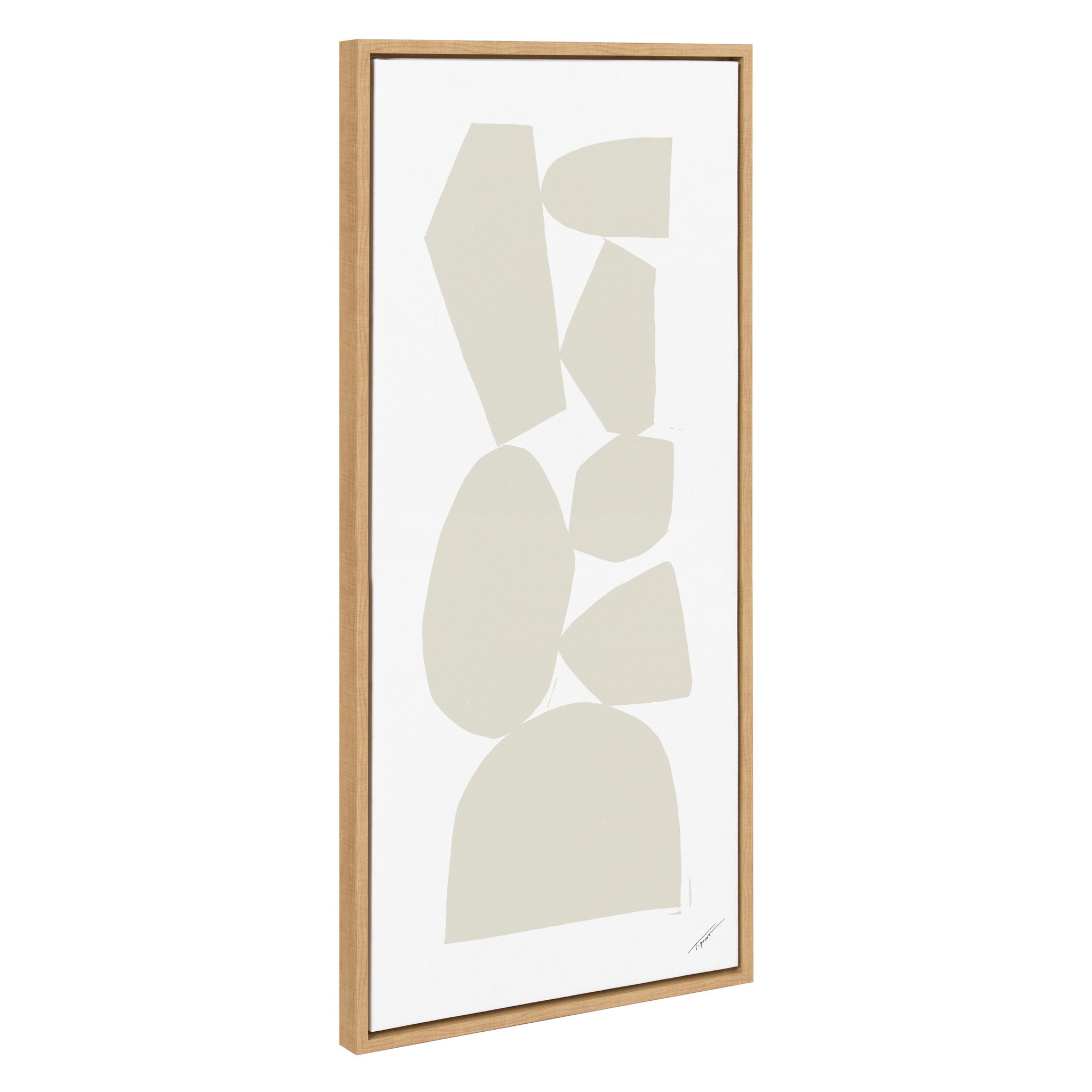 Sylvie Constructed IV Framed Canvas by kateandlaurel - main product image for Resin Society