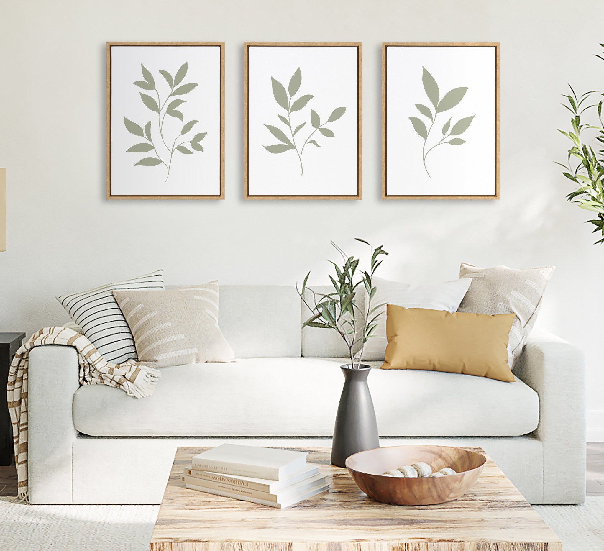 Sylvie Modern Sage Green Botanical Outdoor Nature Print 1 by kateandlaurel - product image 5 for Resin Society
