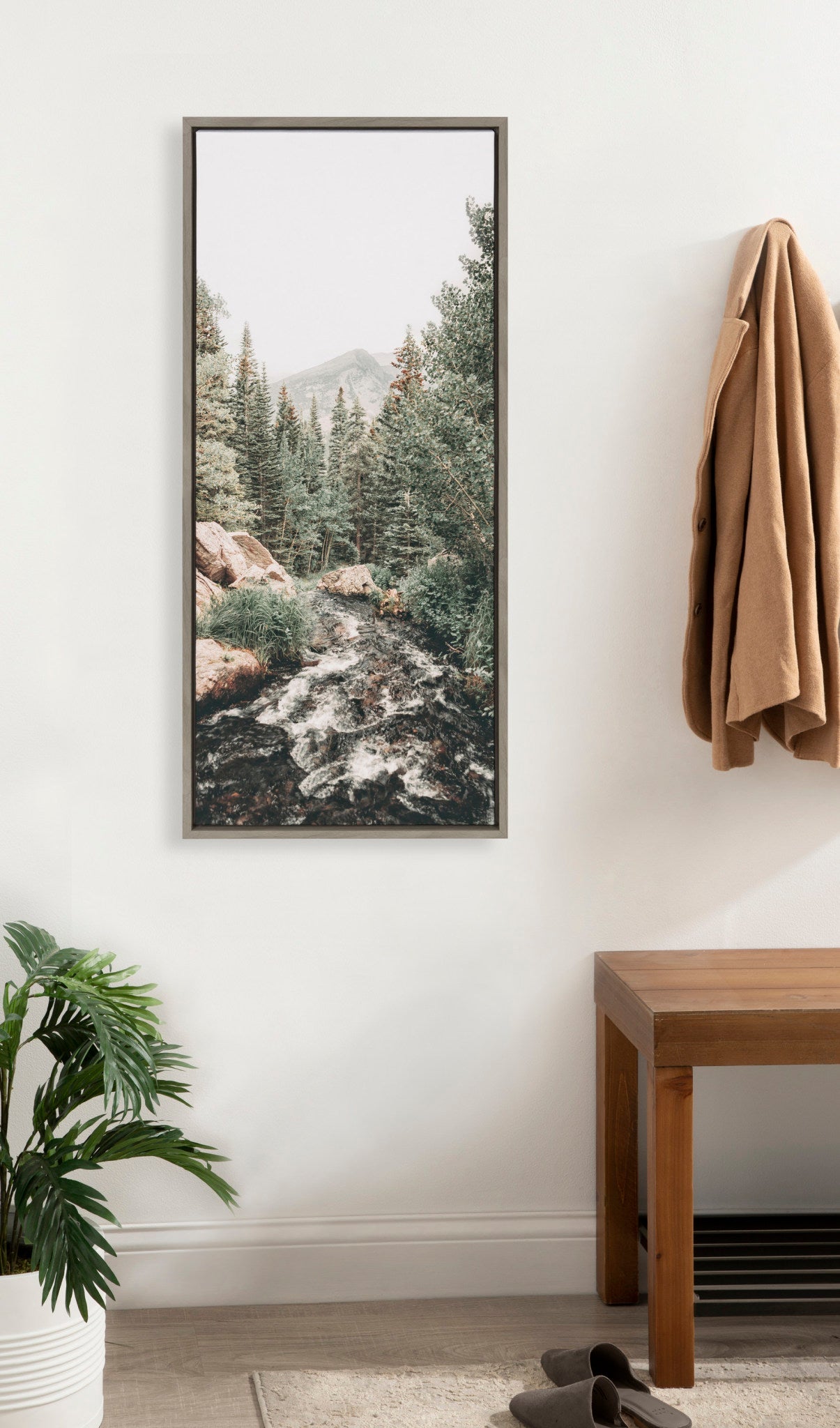 Sylvie Meet Me Here Framed Canvas by kateandlaurel - product image 5 for Resin Society